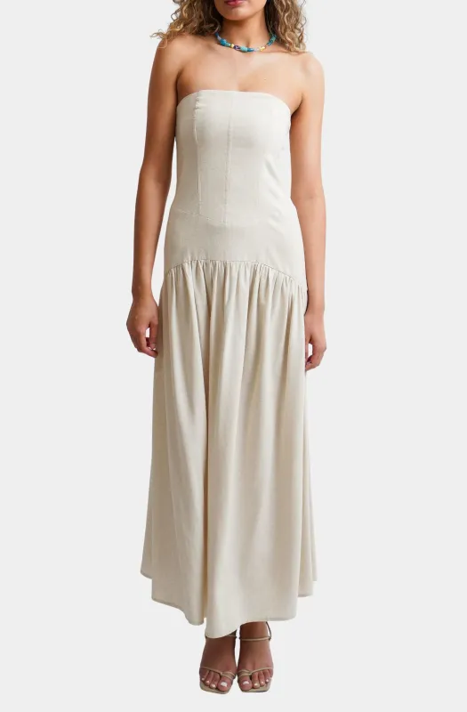 Maxi Strapless Dress sold by Hemline