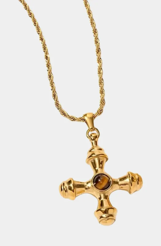 Ophelia Cross Necklace sold by Hemline