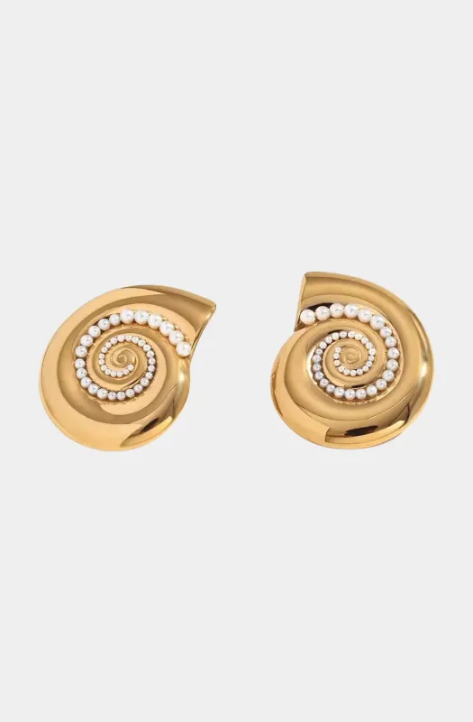 Ingrid Pearl Earring sold by Hemline