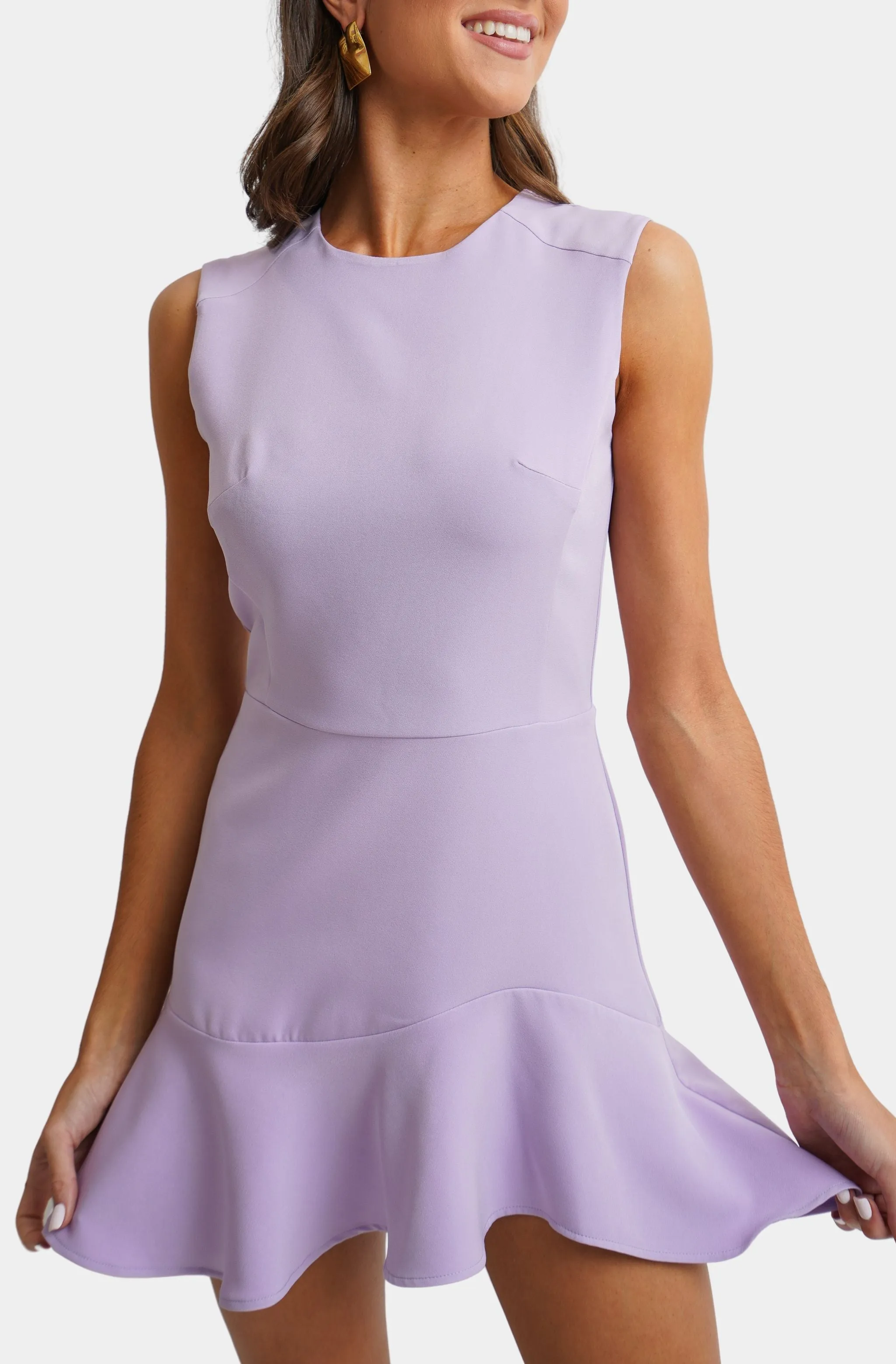 Tulip Ruffle Mini Dress sold by Hemline product image thumbnail 3