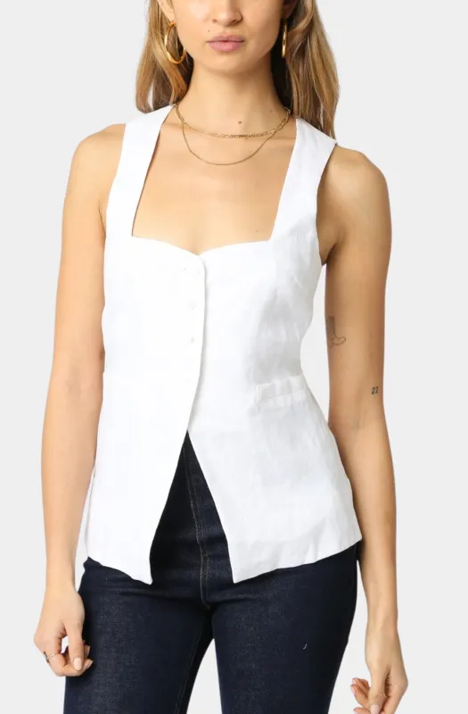 Harper Vest sold by Hemline