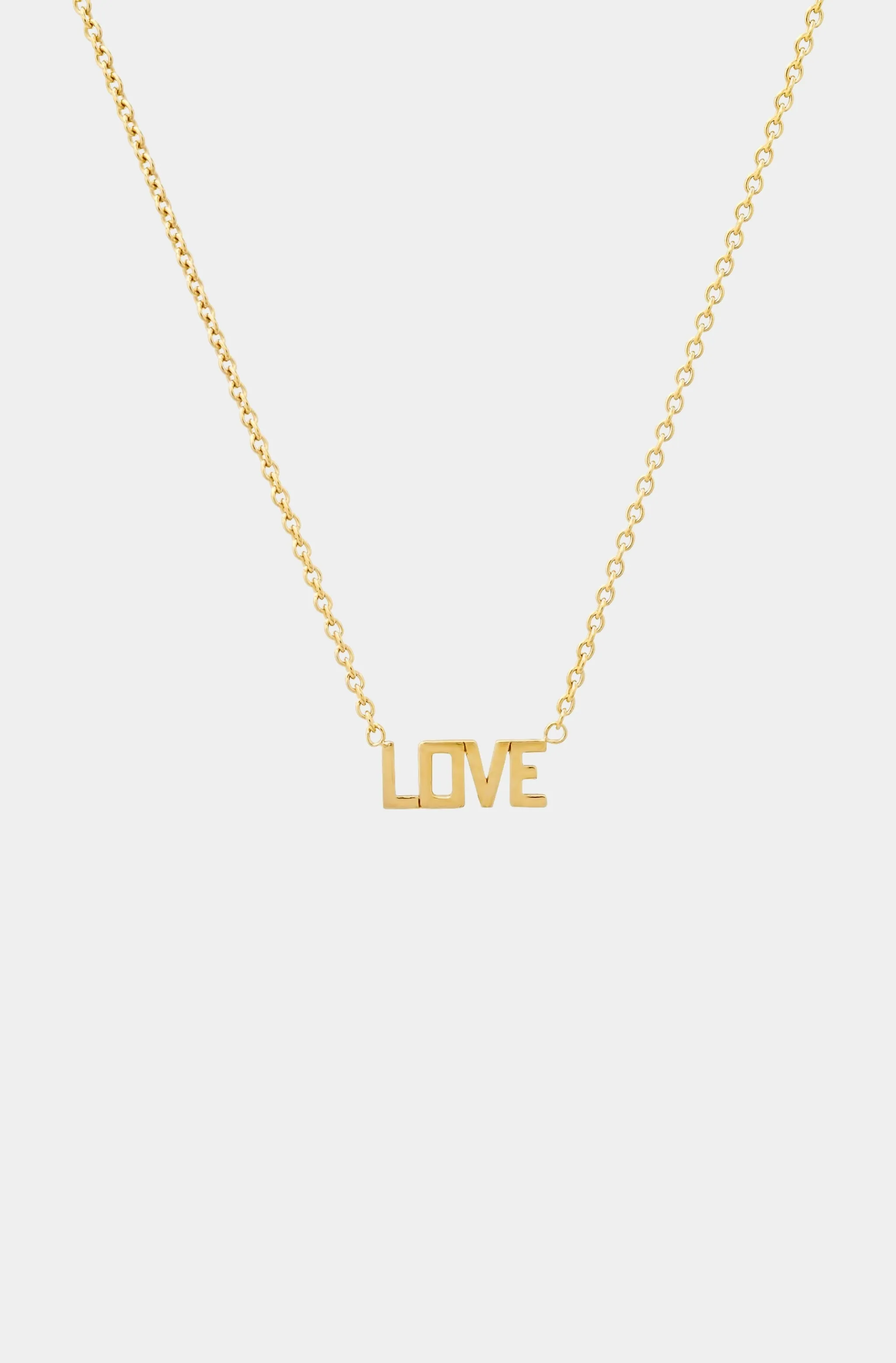 Gold Vermeil LOVE Necklace sold by Hemline