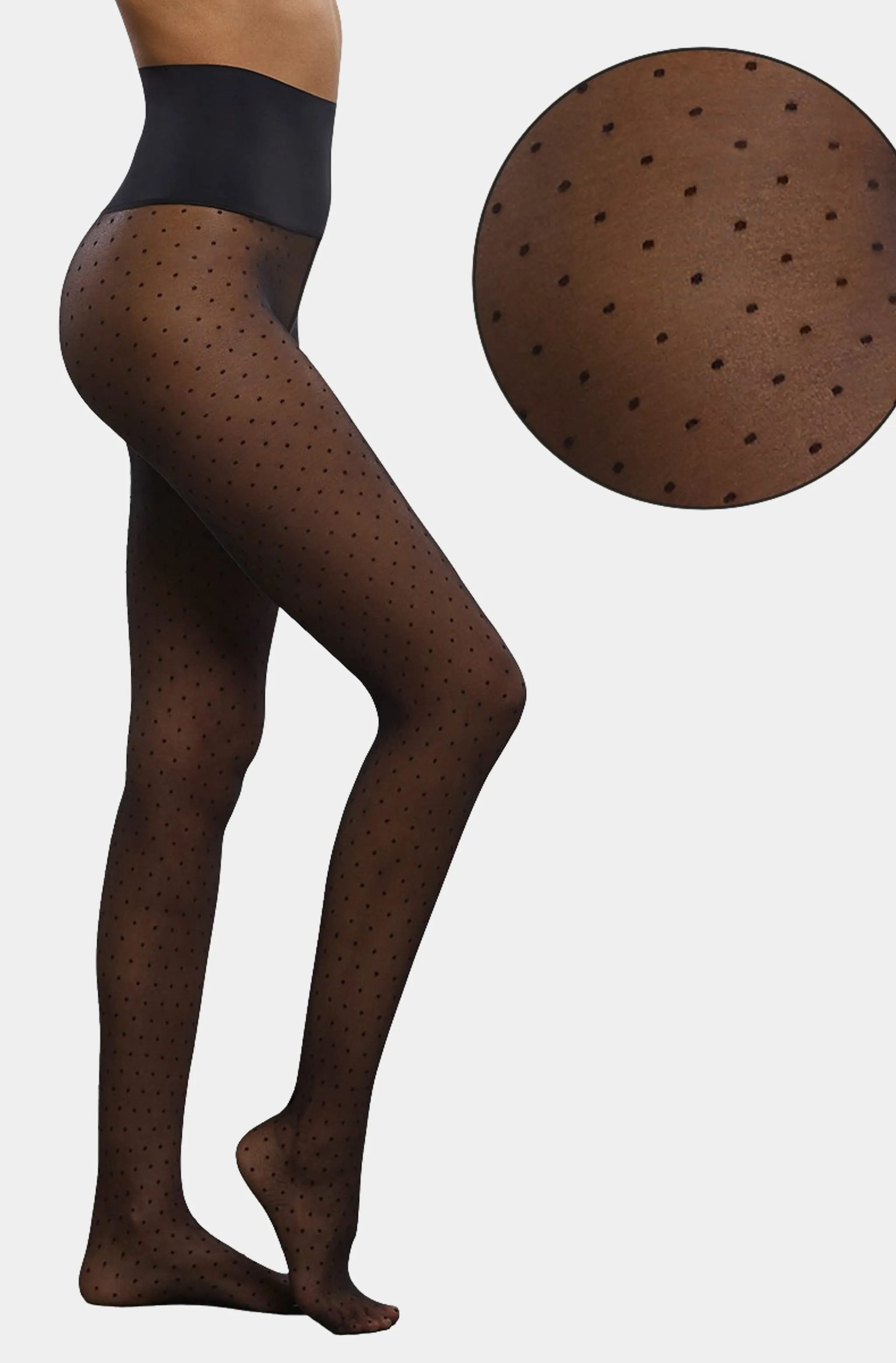 Chic Dot Sheer Tights sold by Hemline product image thumbnail 2