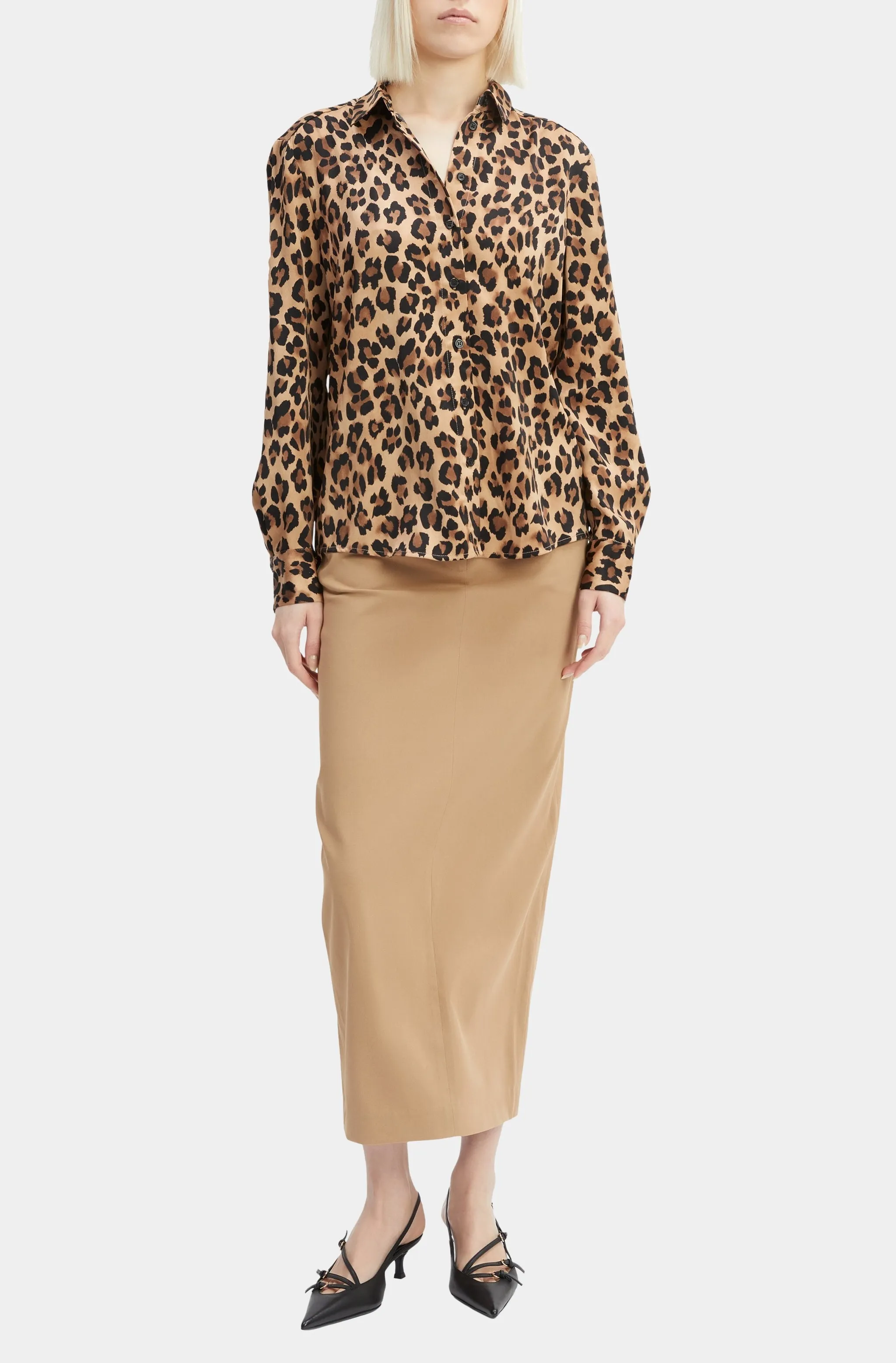 Classic Collar Printed Shirt sold by Hemline product image thumbnail 2