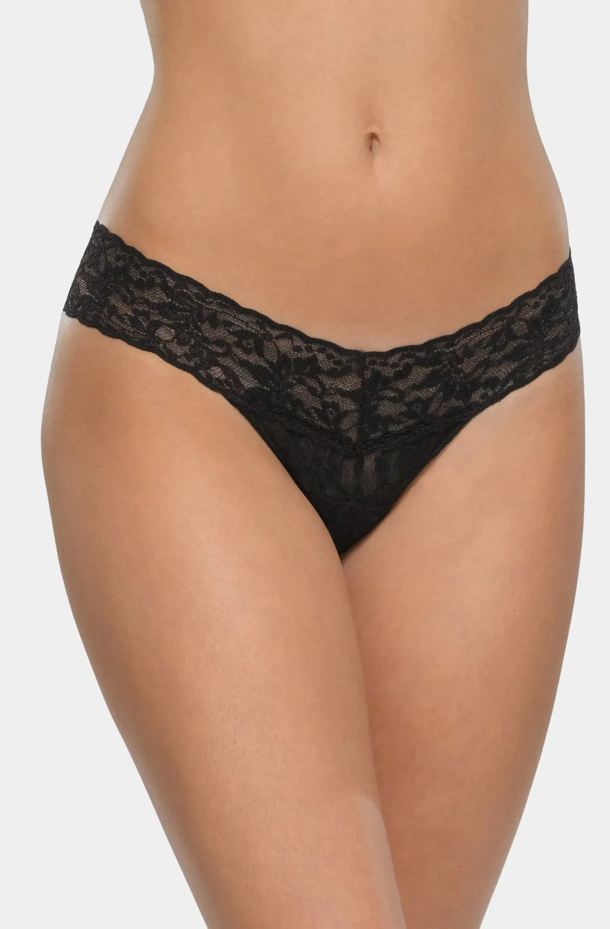 Signature Lace Low Rise Thong sold by Hemline product image thumbnail 2