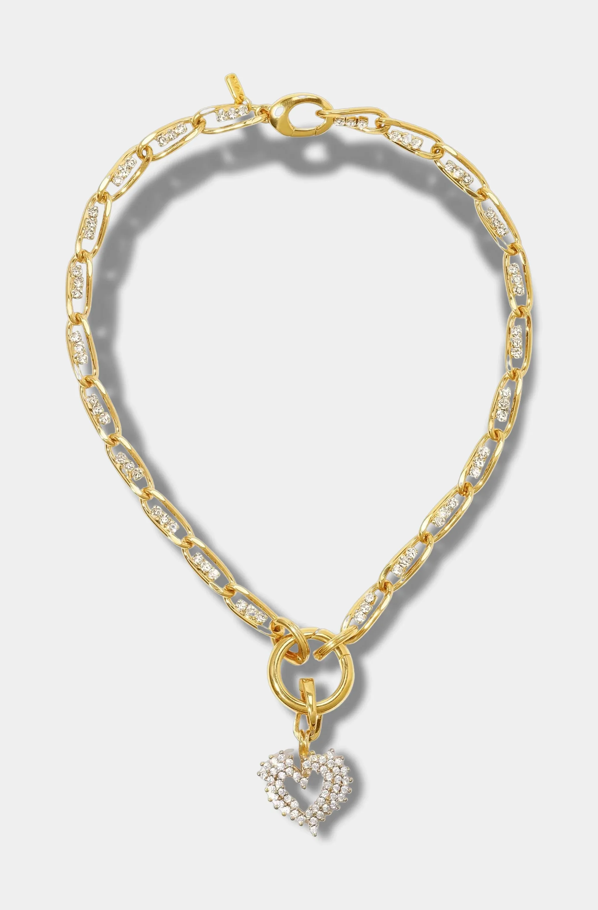 The Bennett Heart Necklace sold by Hemline
