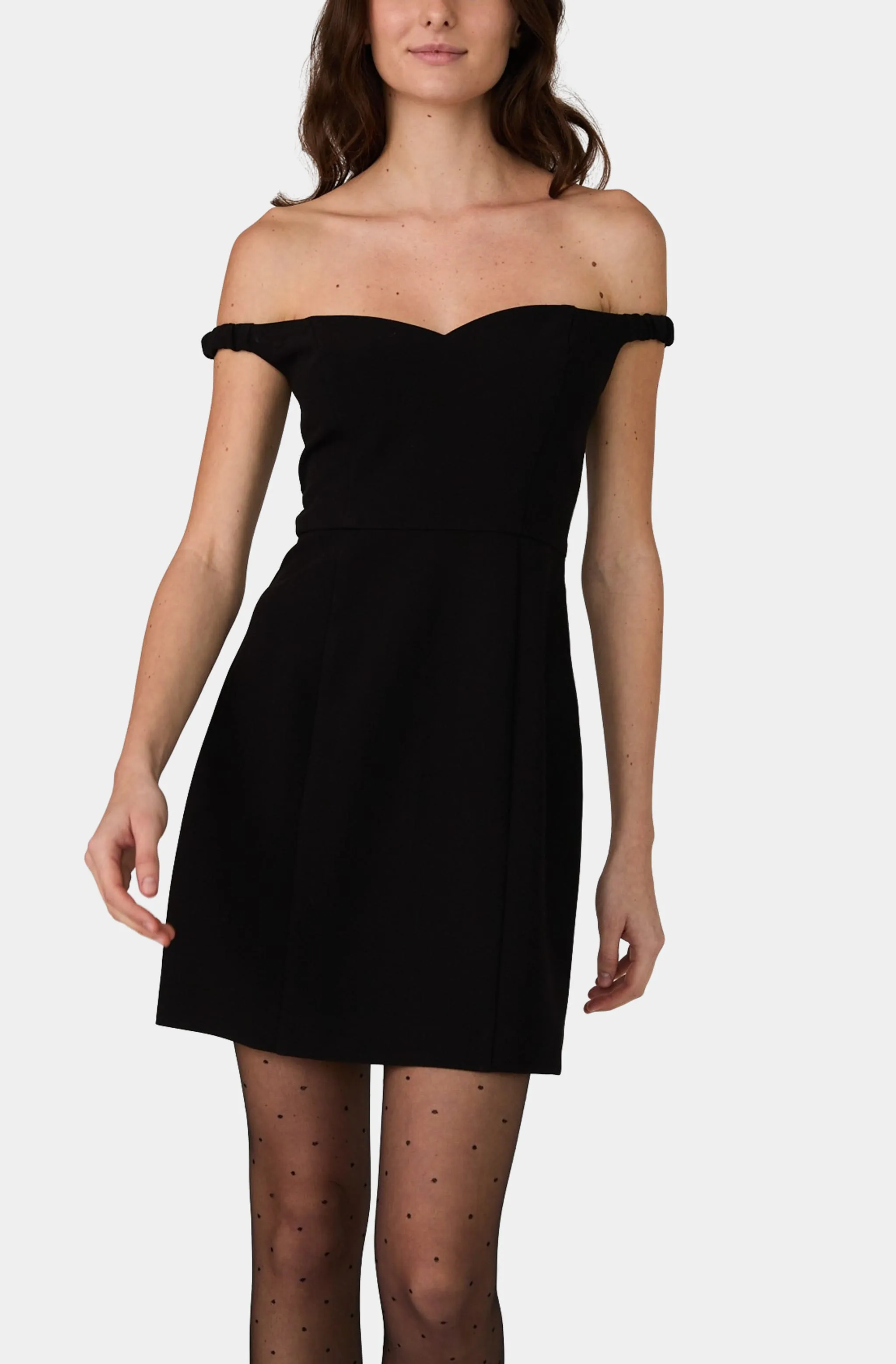 Azra Twill Sweet Heart Mini Dress sold by Hemline