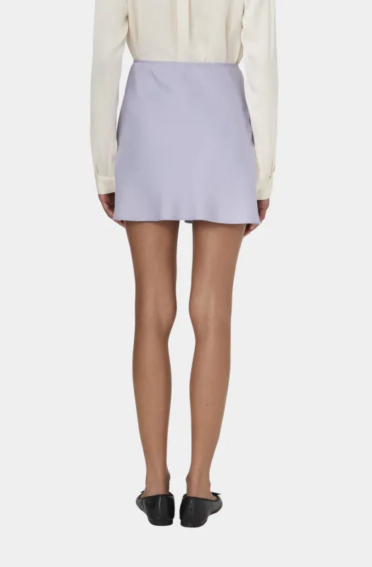 Enni Satin Flared Skirt sold by Hemline