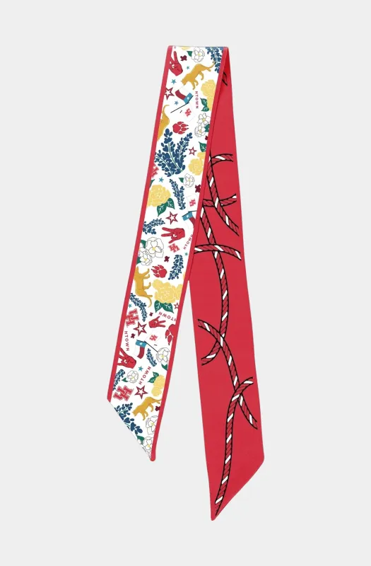 Arkansas Razorbacks Skinny Scarf sold by Hemline