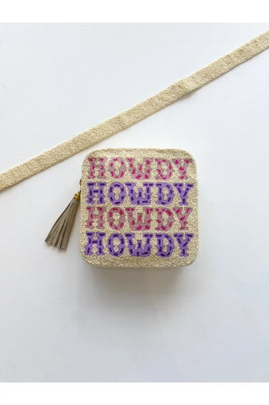 Howdy Howdy Howdy Square Bag made by Hemline