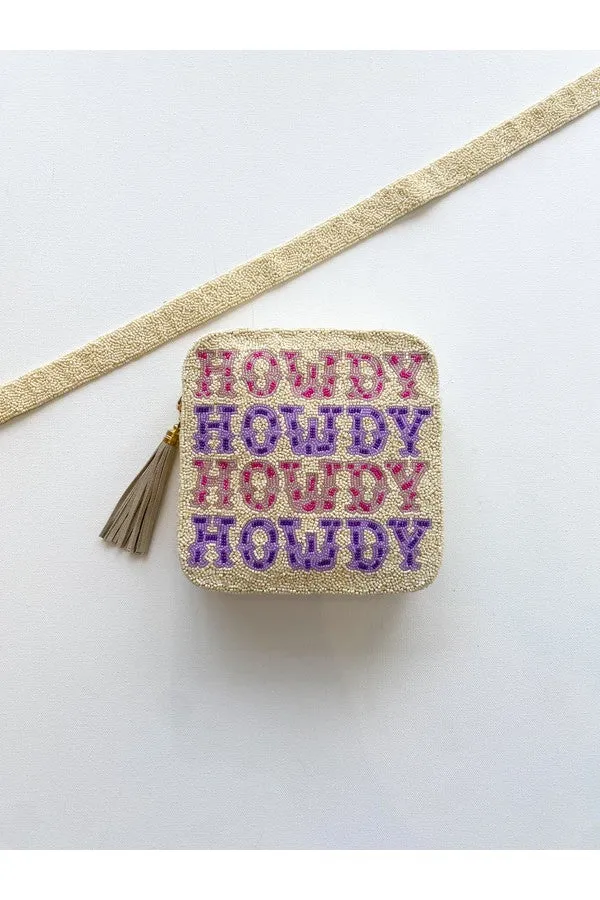 Howdy Howdy Howdy Square Bag sold by Hemline
