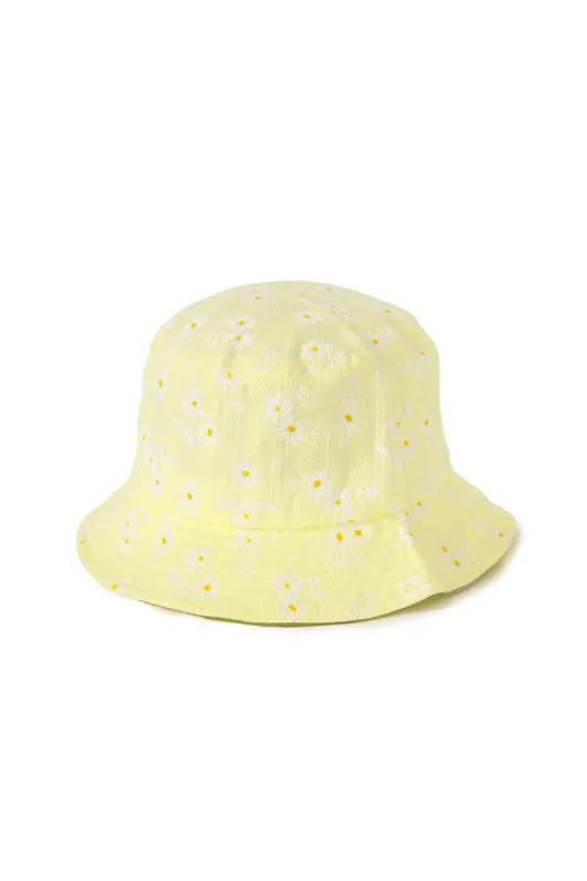 Floral Print Bucket Hat made by Hemline