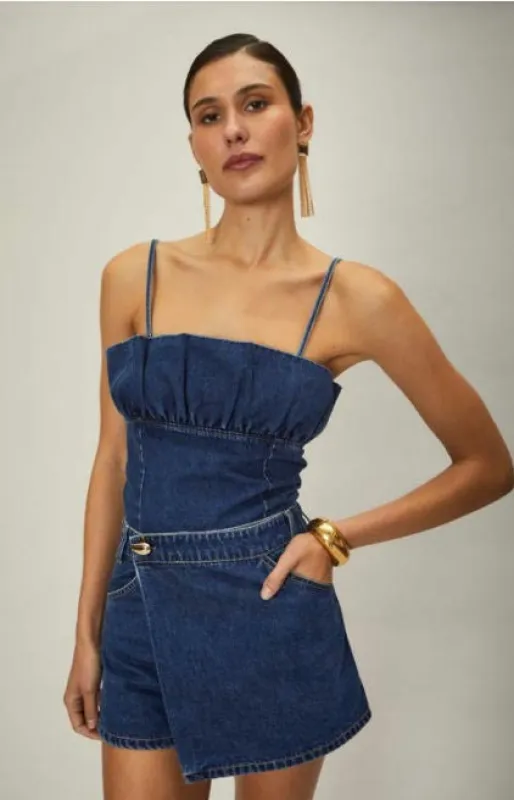 Chelsea Frill Top sold by Hemline