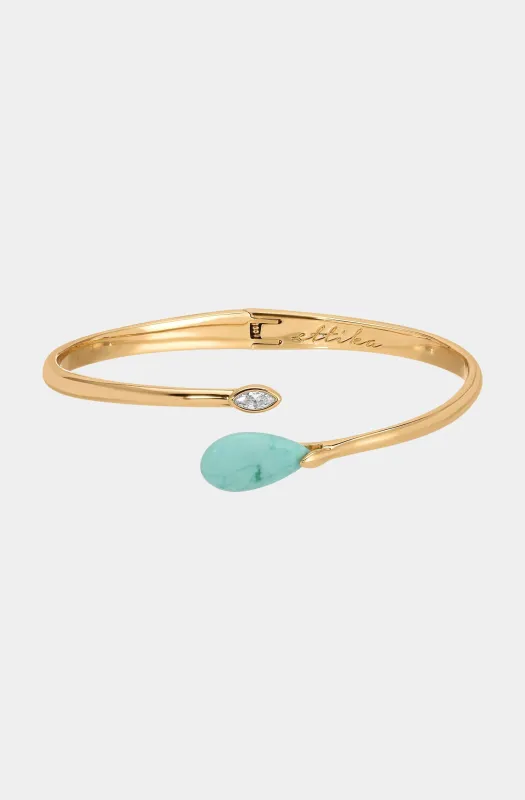 Turquoise Solstice Cuff sold by Hemline