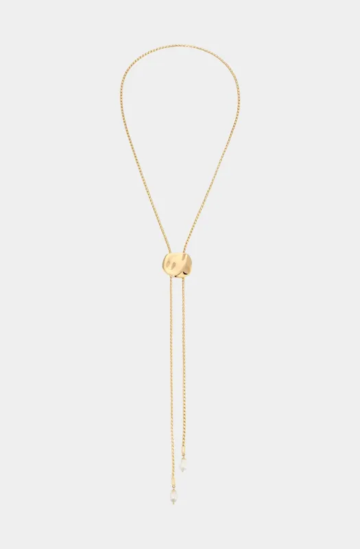 Liquid Luxe Bolo Necklace made by ettika