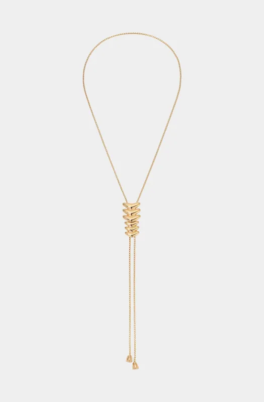 Metal Moderna Bolo Necklace sold by Hemline