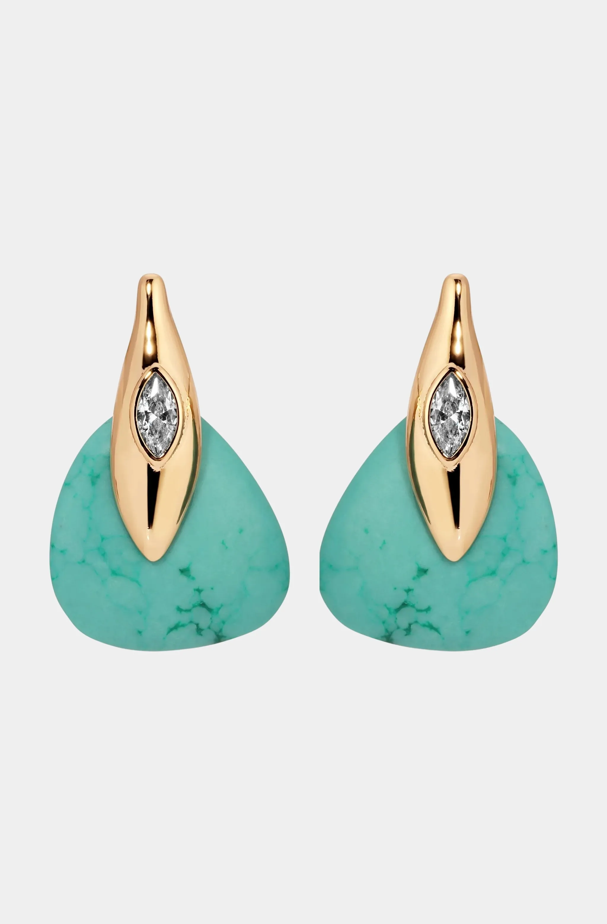 Turquoise Solstice Earrings sold by Hemline