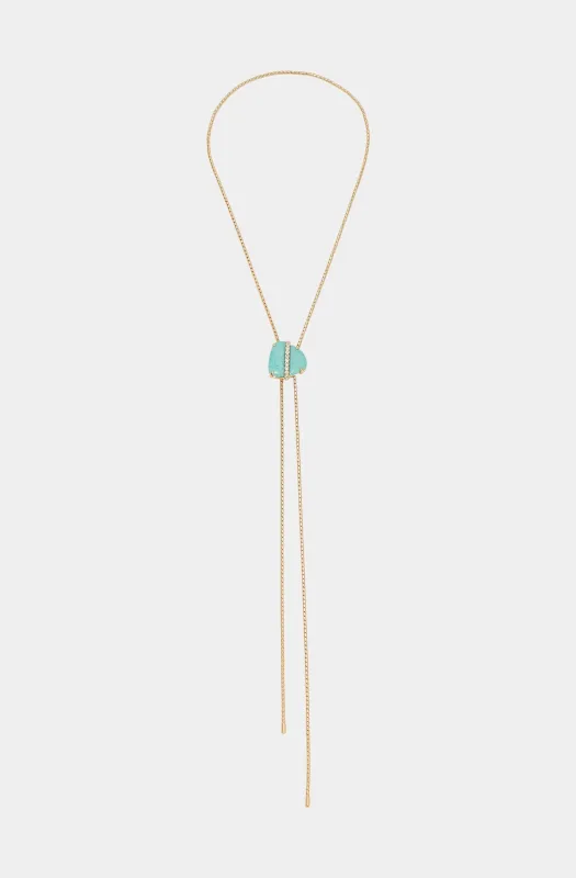 Turquoise Solstice Bolo Necklace sold by Hemline