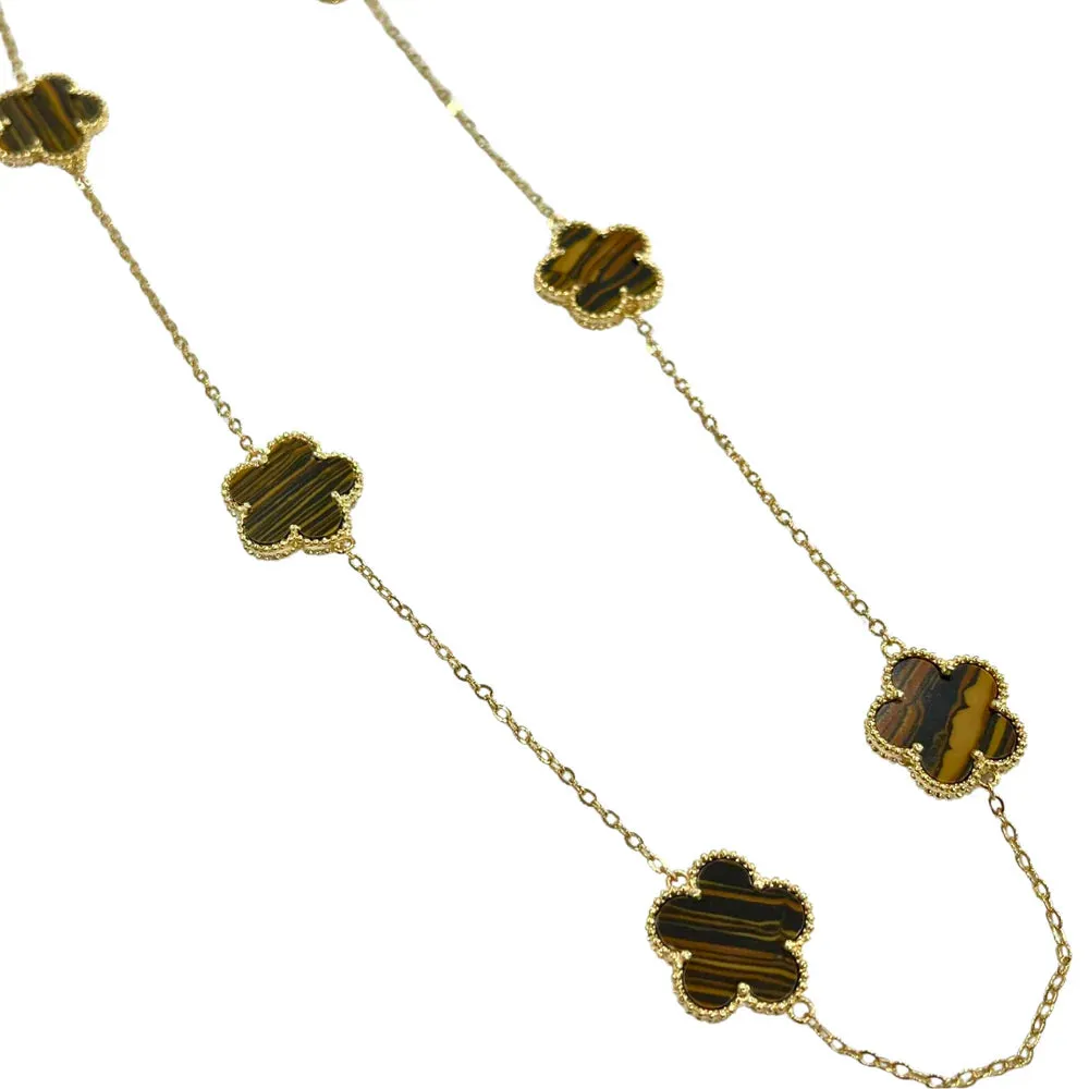 Adeline Clover Necklace sold by Hemline product image thumbnail 4