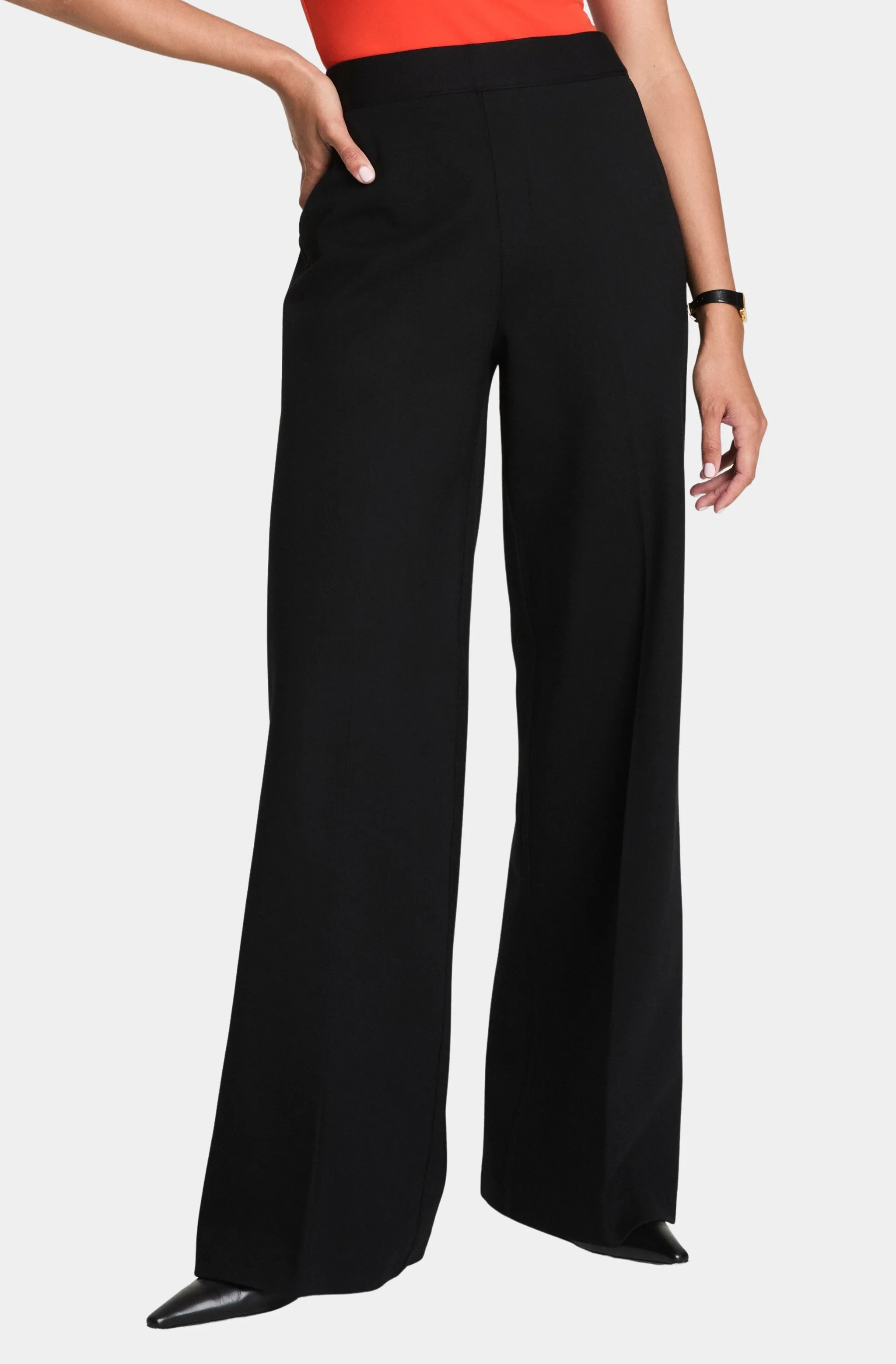 PerfectFit Ponte Wide Leg Pant sold by Hemline product image thumbnail 4