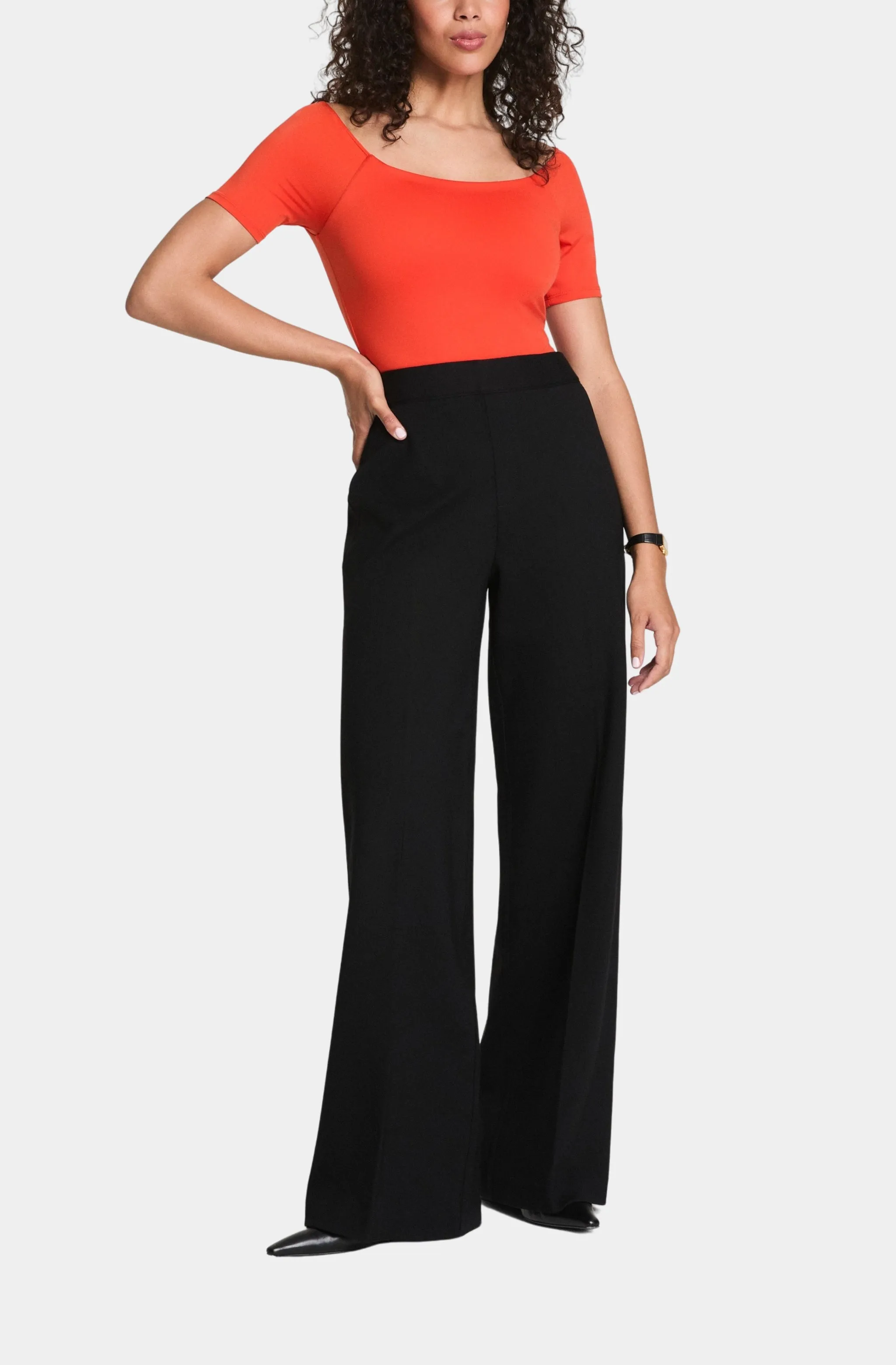 PerfectFit Ponte Wide Leg Pant sold by Hemline