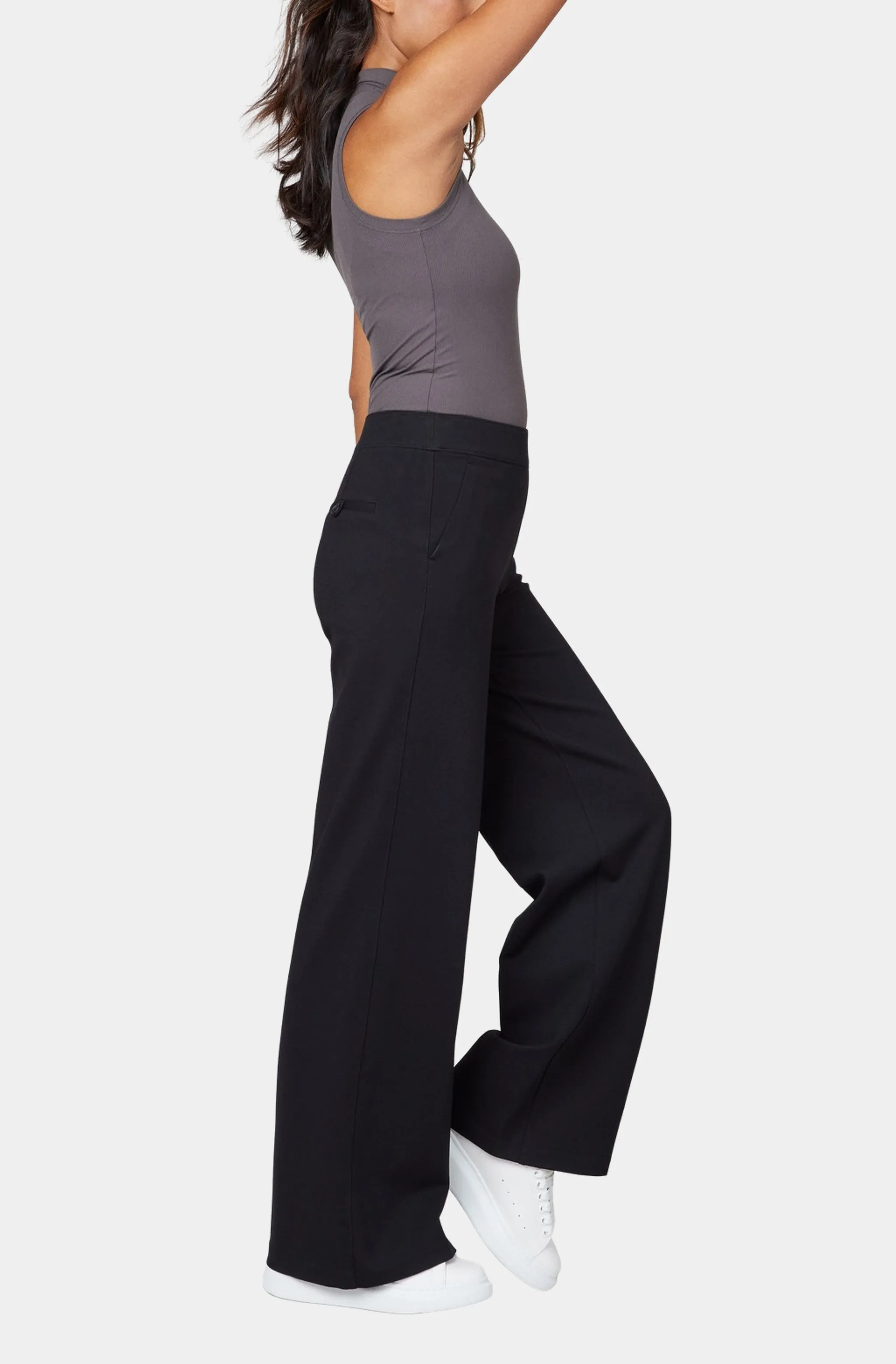 PerfectFit Ponte Wide Leg Pant sold by Hemline product image thumbnail 2