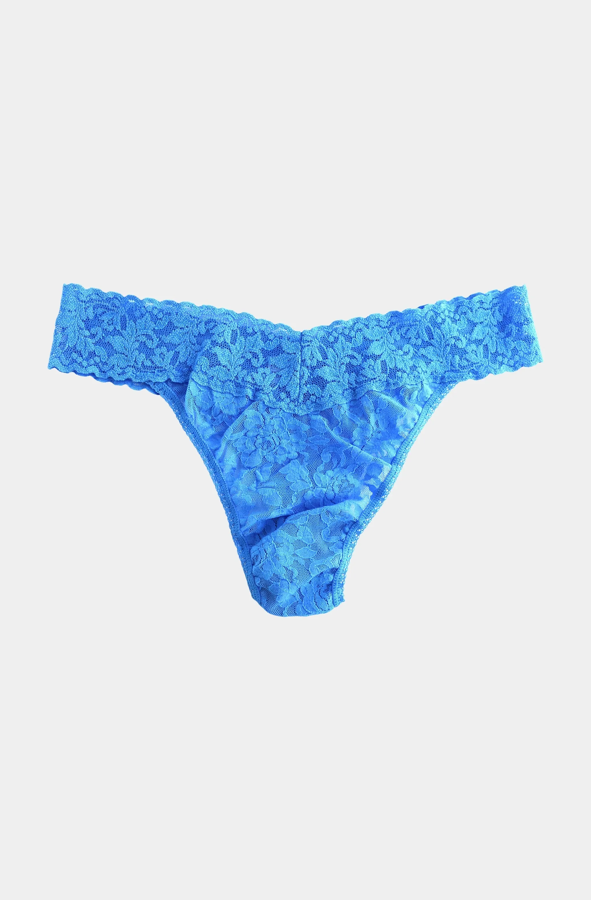 Signature Lace Original Rise Thong sold by Hemline