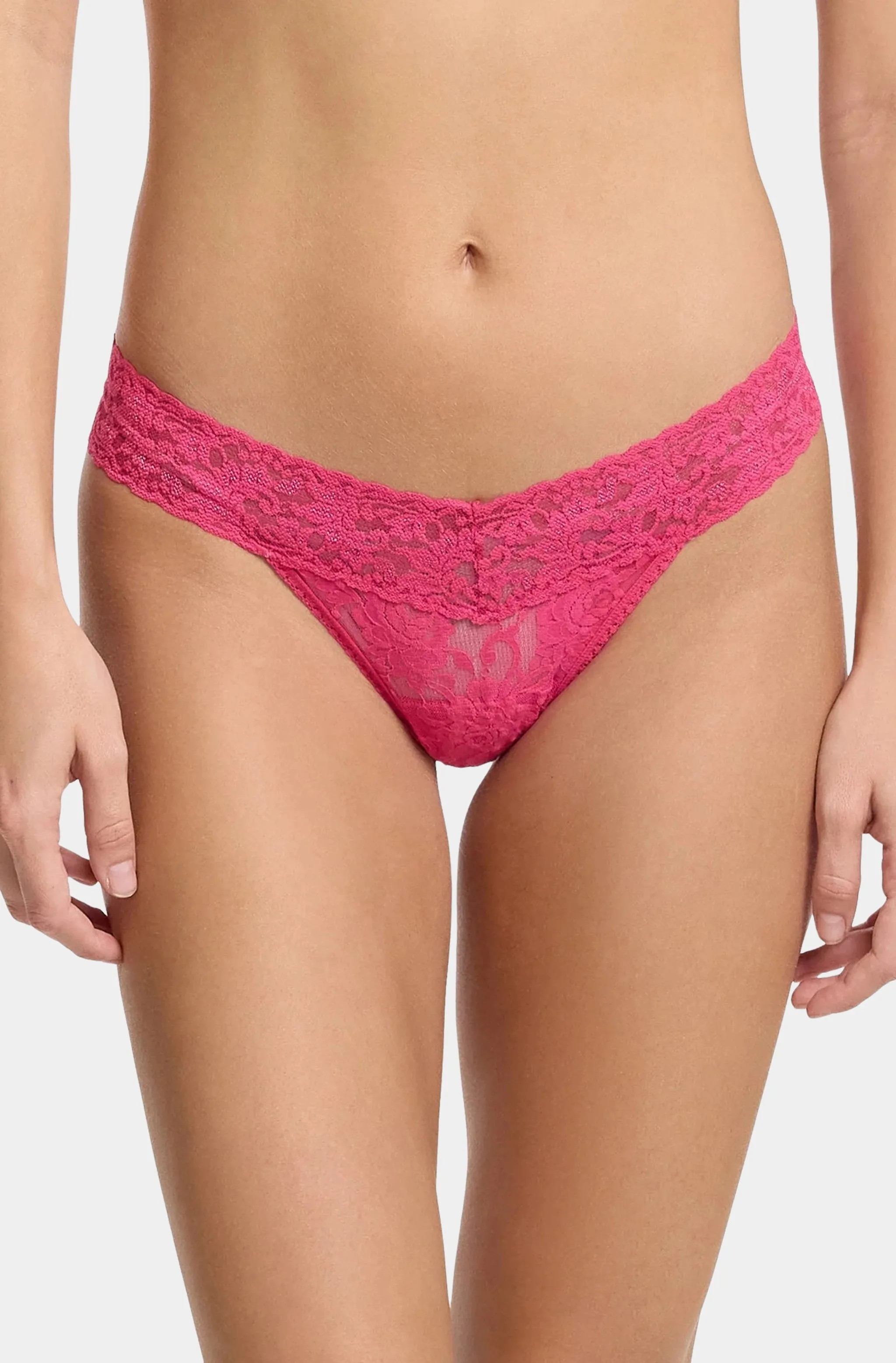 Signature Lace Low Rise Thong sold by Hemline product image thumbnail 2