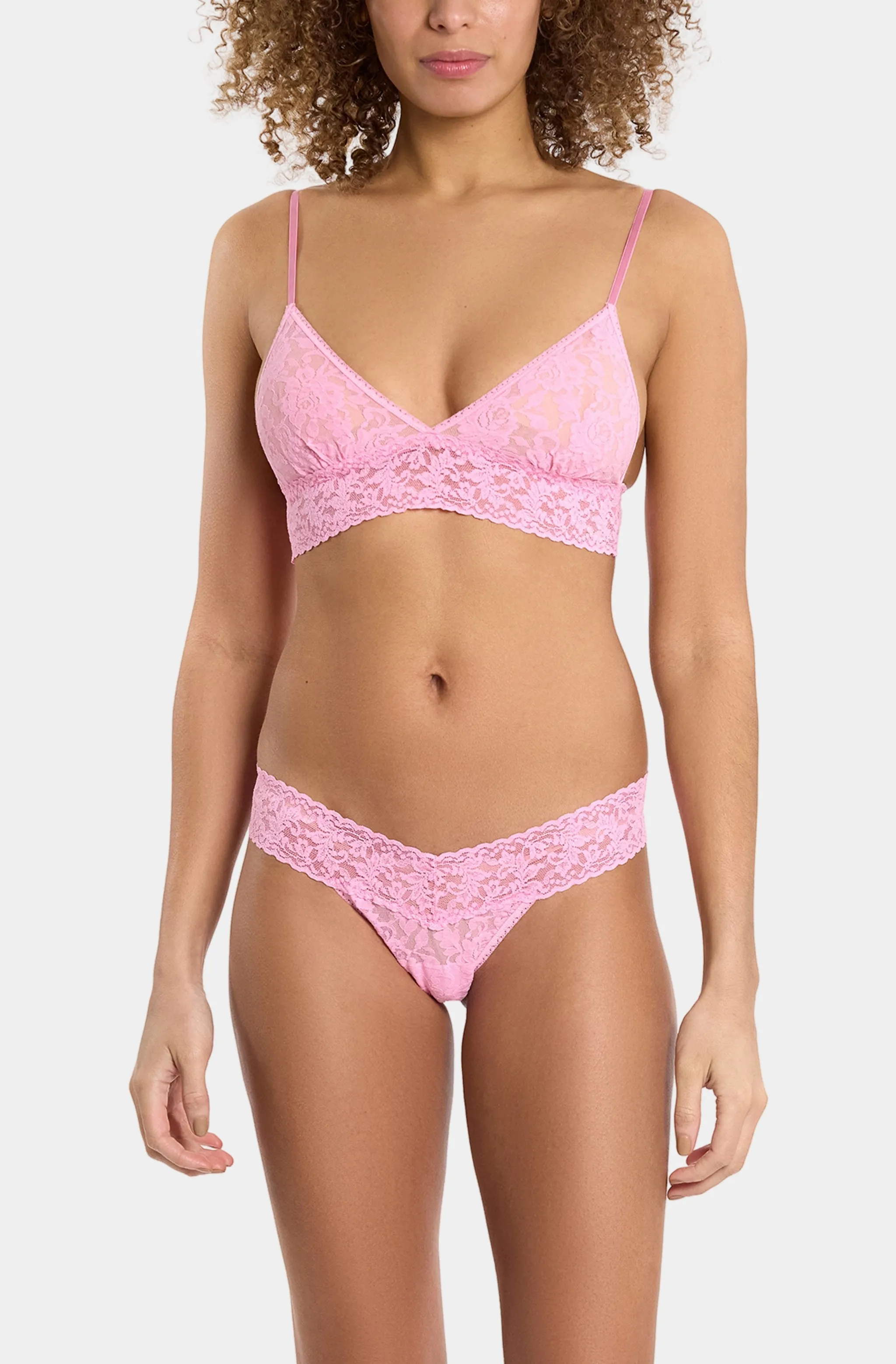 Signature Lace Low Rise Thong sold by Hemline product image thumbnail 5