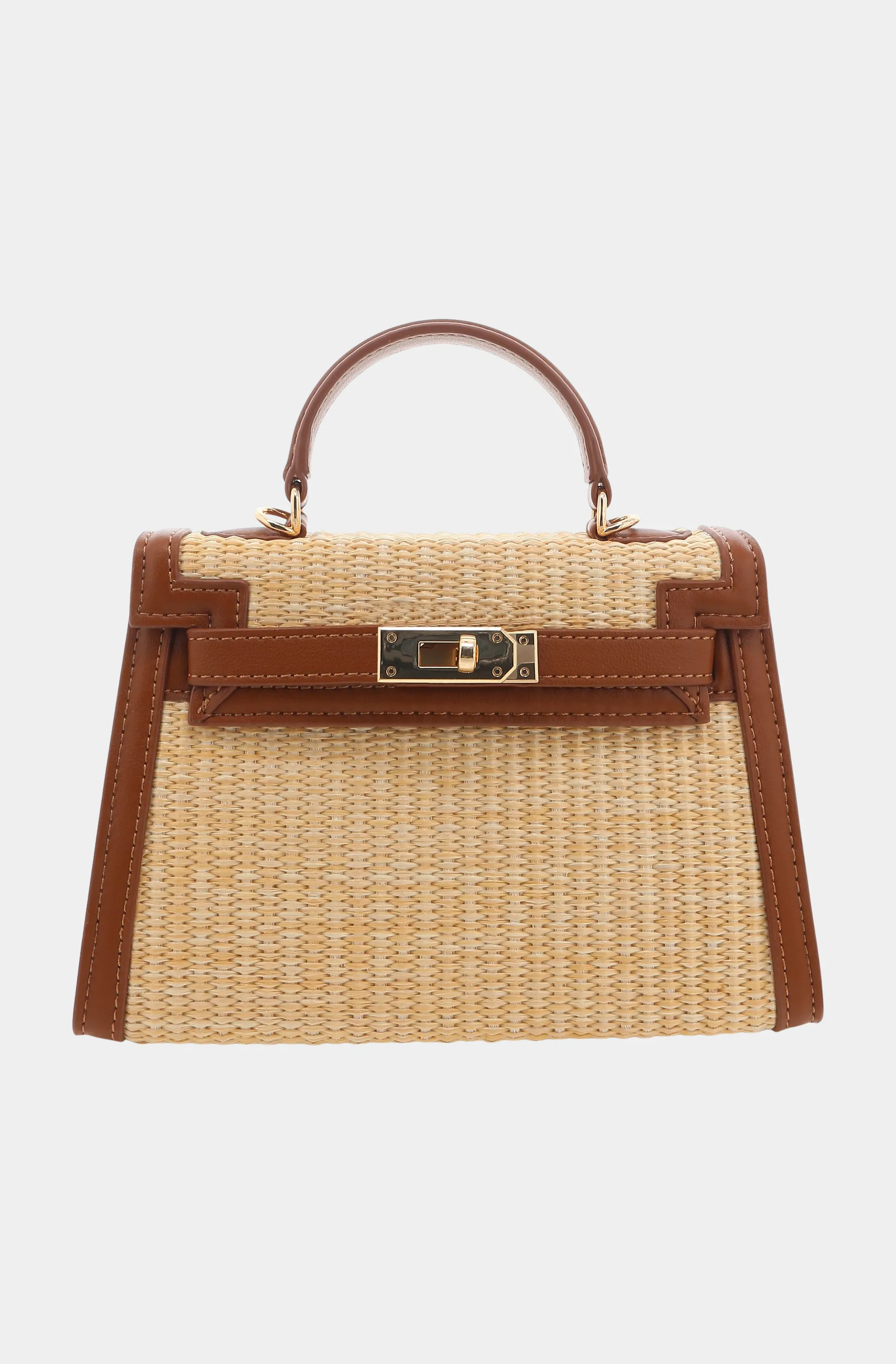 Hariette Raffia Handle Bag sold by Hemline