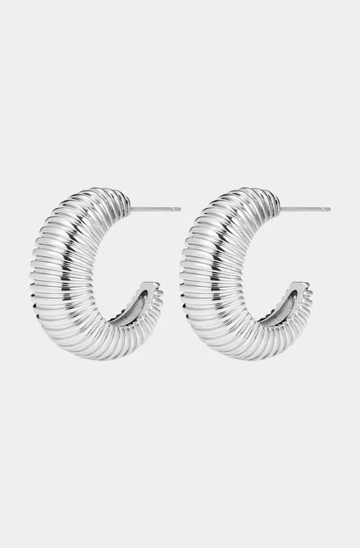 The XL Georgia Ridged Hoops sold by Hemline