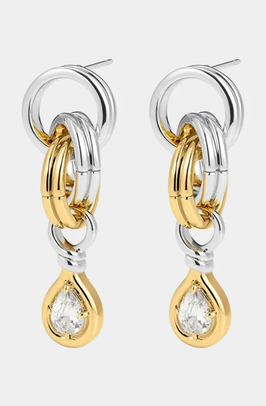 The Georgia Stone Twisted Studs sold by Hemline