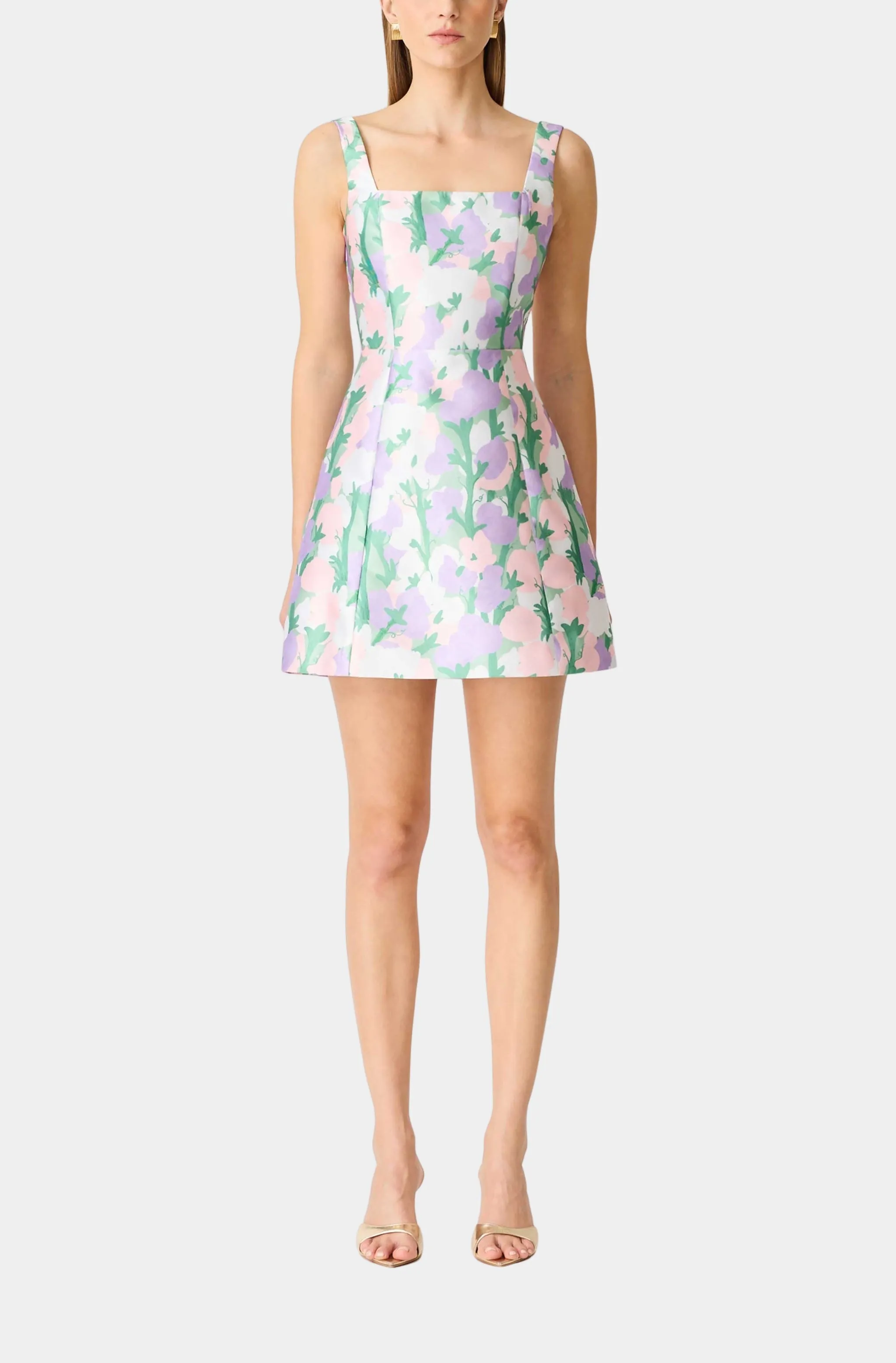 Lavina Square Neck Mini Dress sold by Hemline