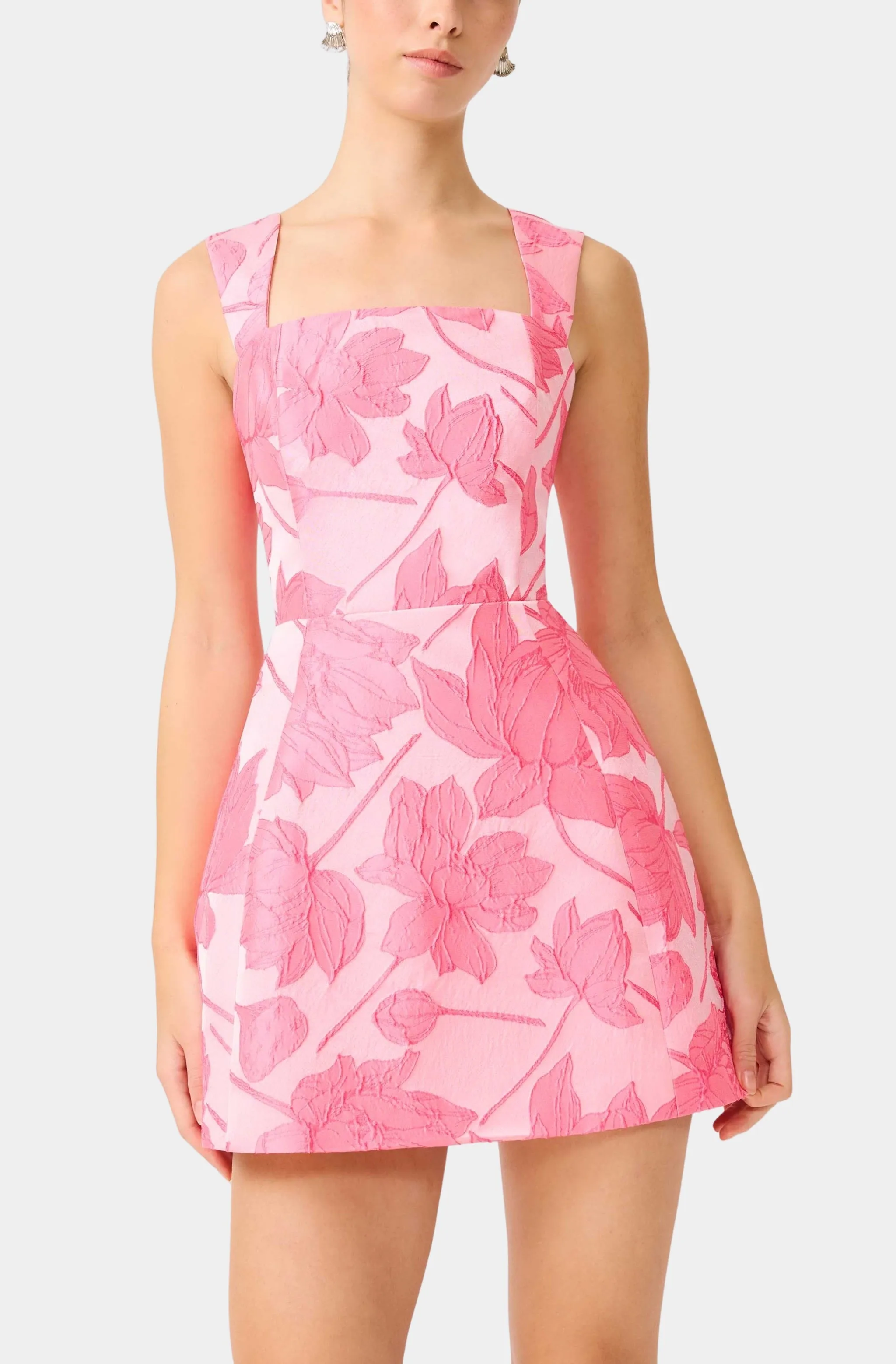 Dionne Tulip Mini Dress In Pink sold by Hemline product image thumbnail 4