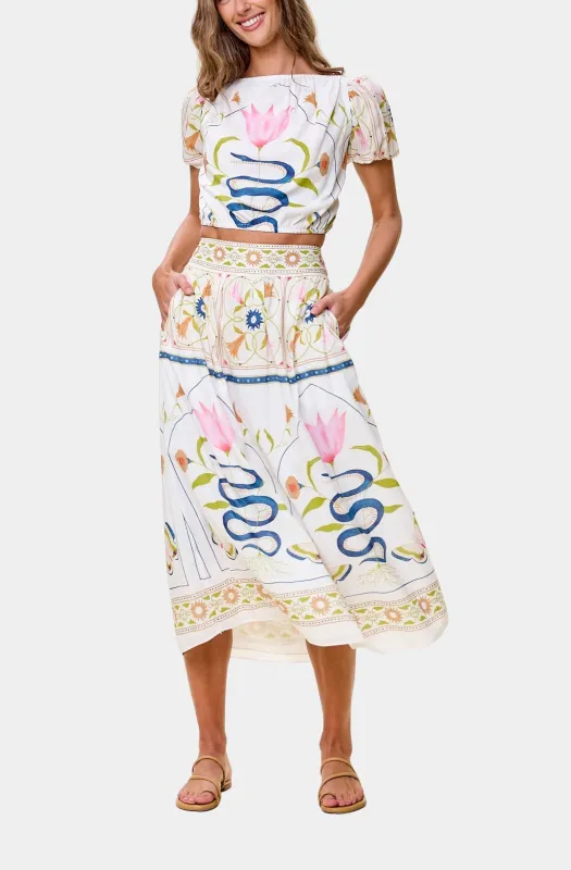 Elliott Maxi Skirt made by Cleobella