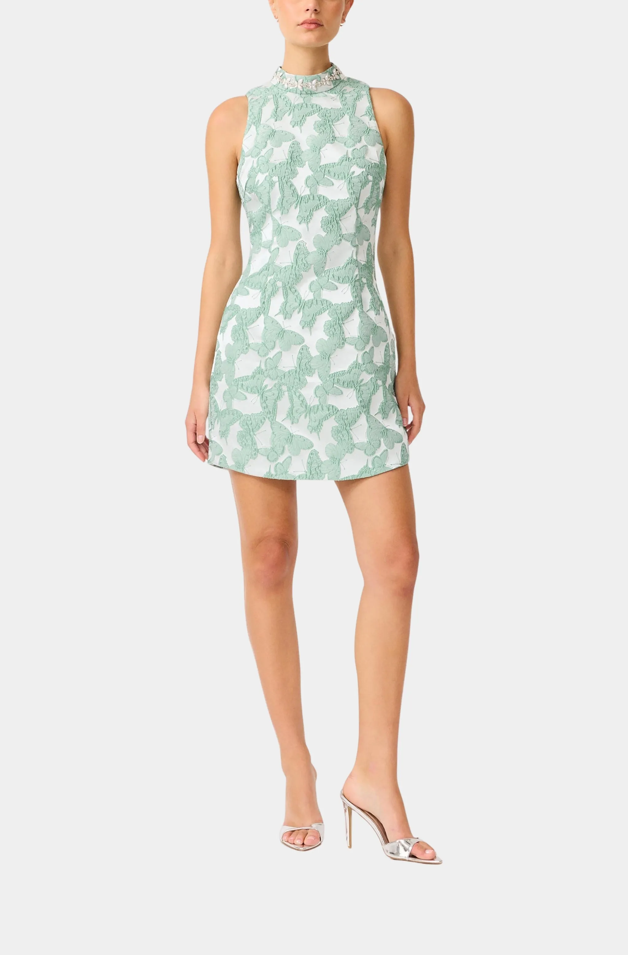 Lisette High Neck Mini Dress sold by Hemline product image thumbnail 3