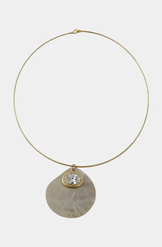 Liv Shell Collar Necklace made by Hemline