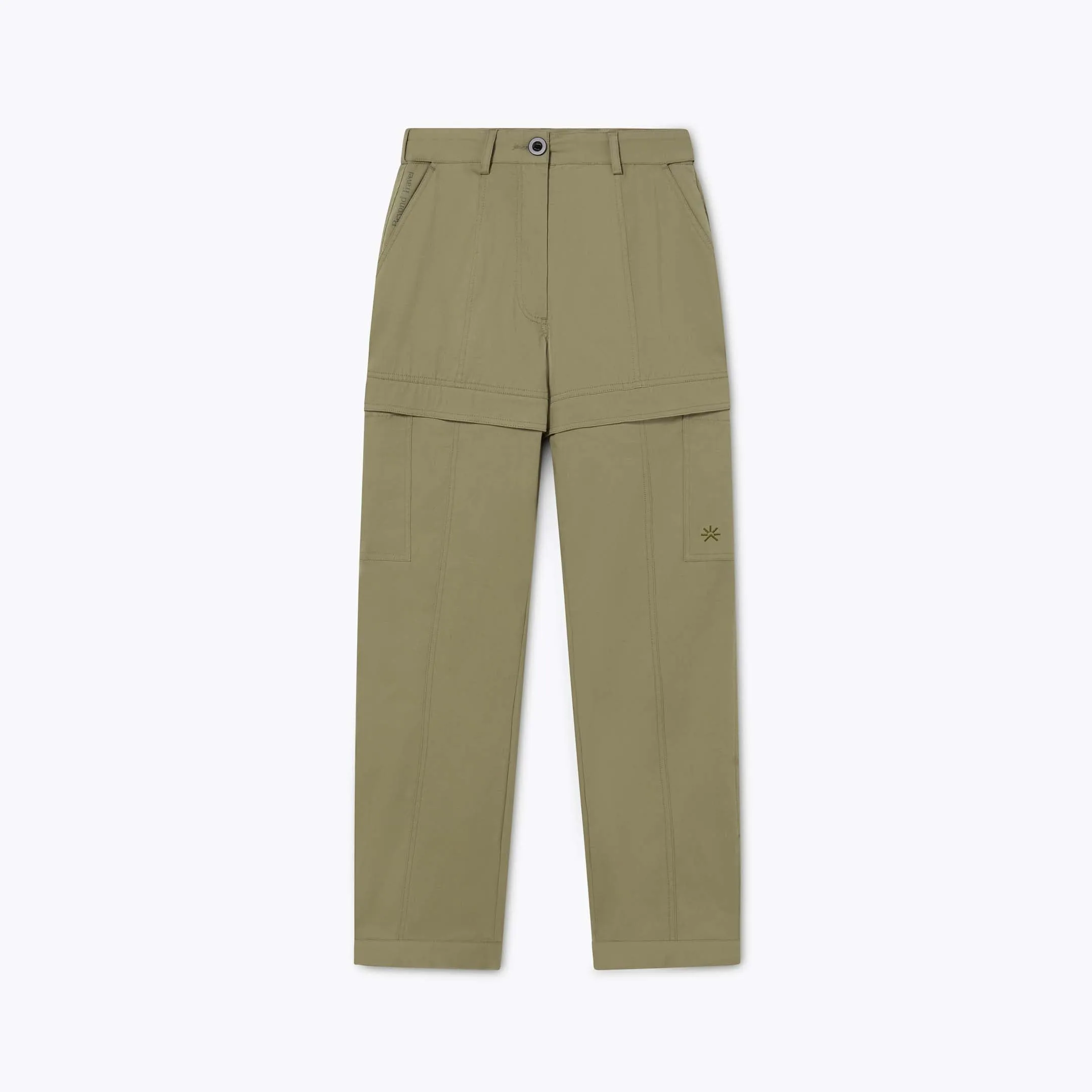 Women's Zip-Off Pant Sage Khaki sold by Tropicfeel