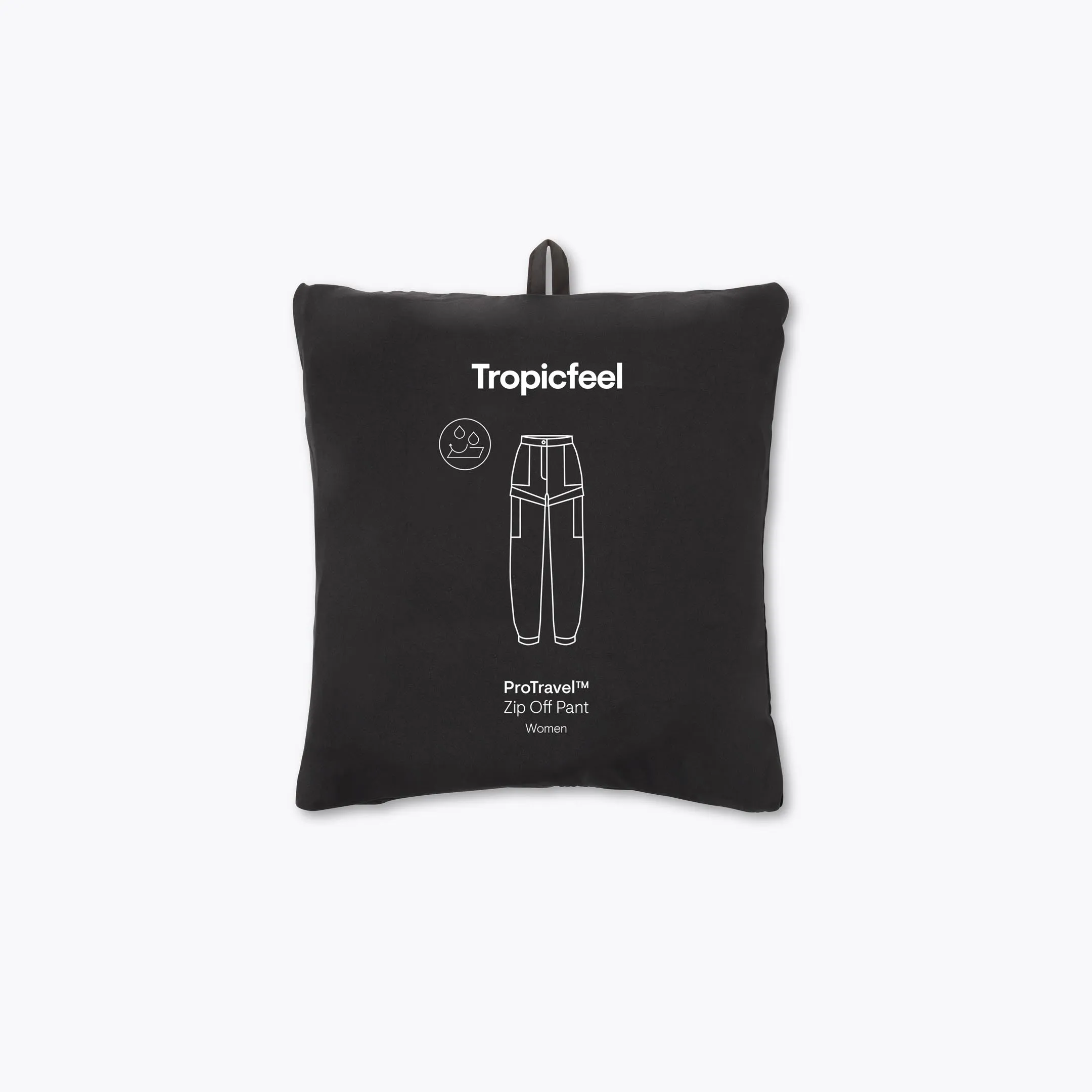 Women's ProTravel Zip-off Pant All Black sold by Tropicfeel product image thumbnail 5