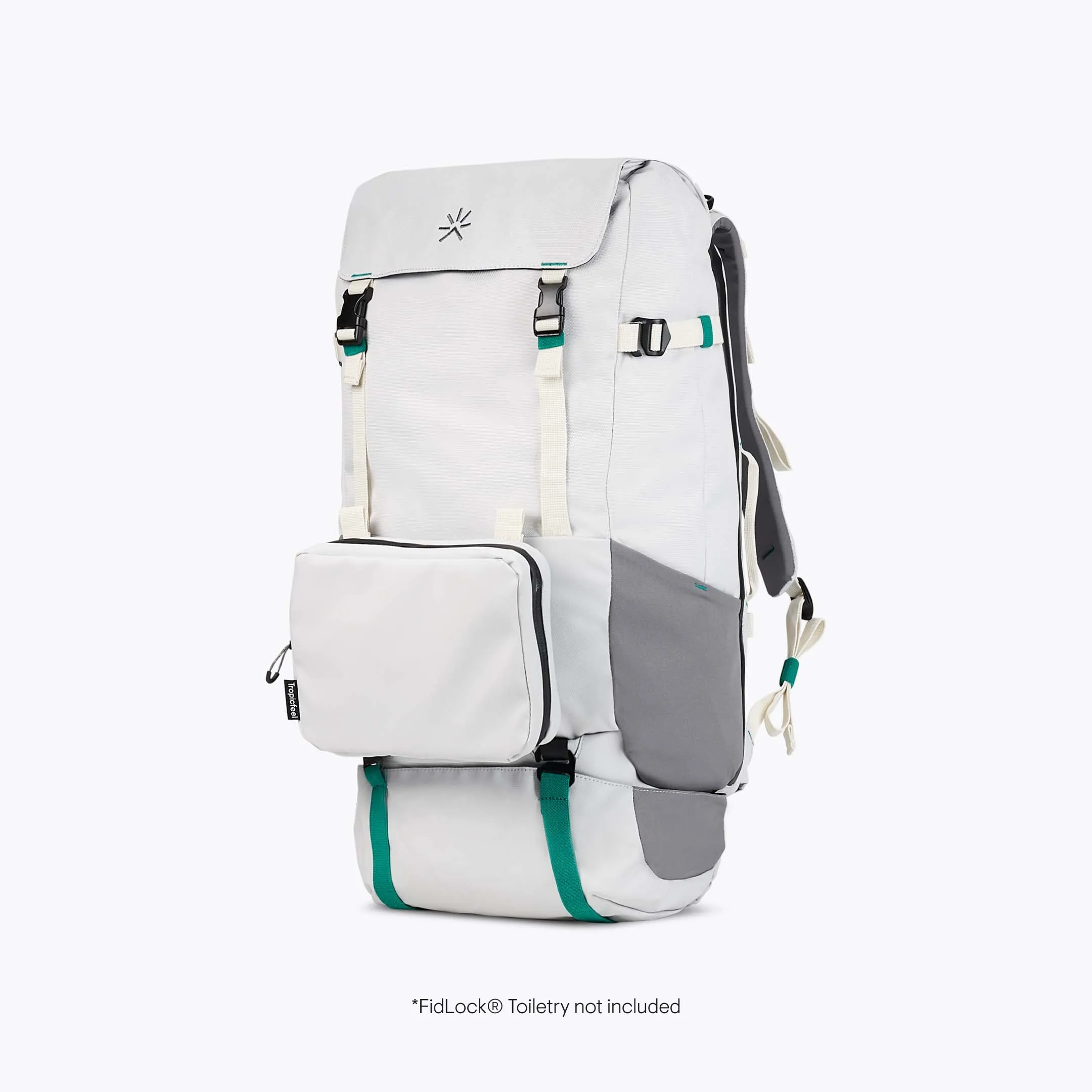 Shell Backpack Fog Grey sold by Tropicfeel product image thumbnail 3
