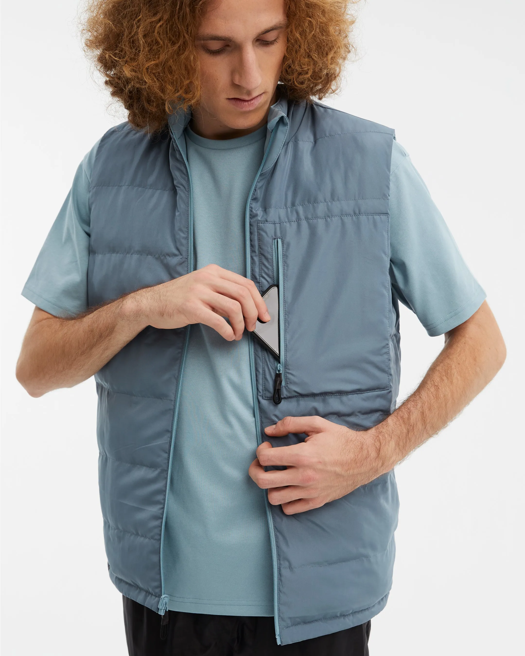 Men's NS40 Reversible Vest Citadel Blue sold by Tropicfeel product image thumbnail 3