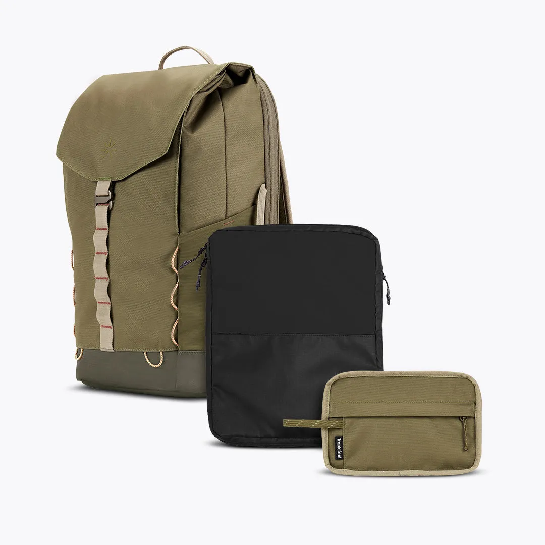 Nook Large Pack Olive Green sold by Tropicfeel