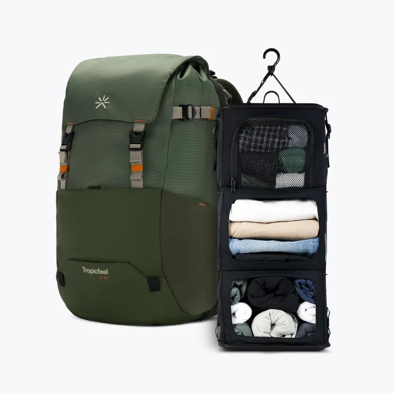 Shell Travel Pack Bronze Green sold by Tropicfeel