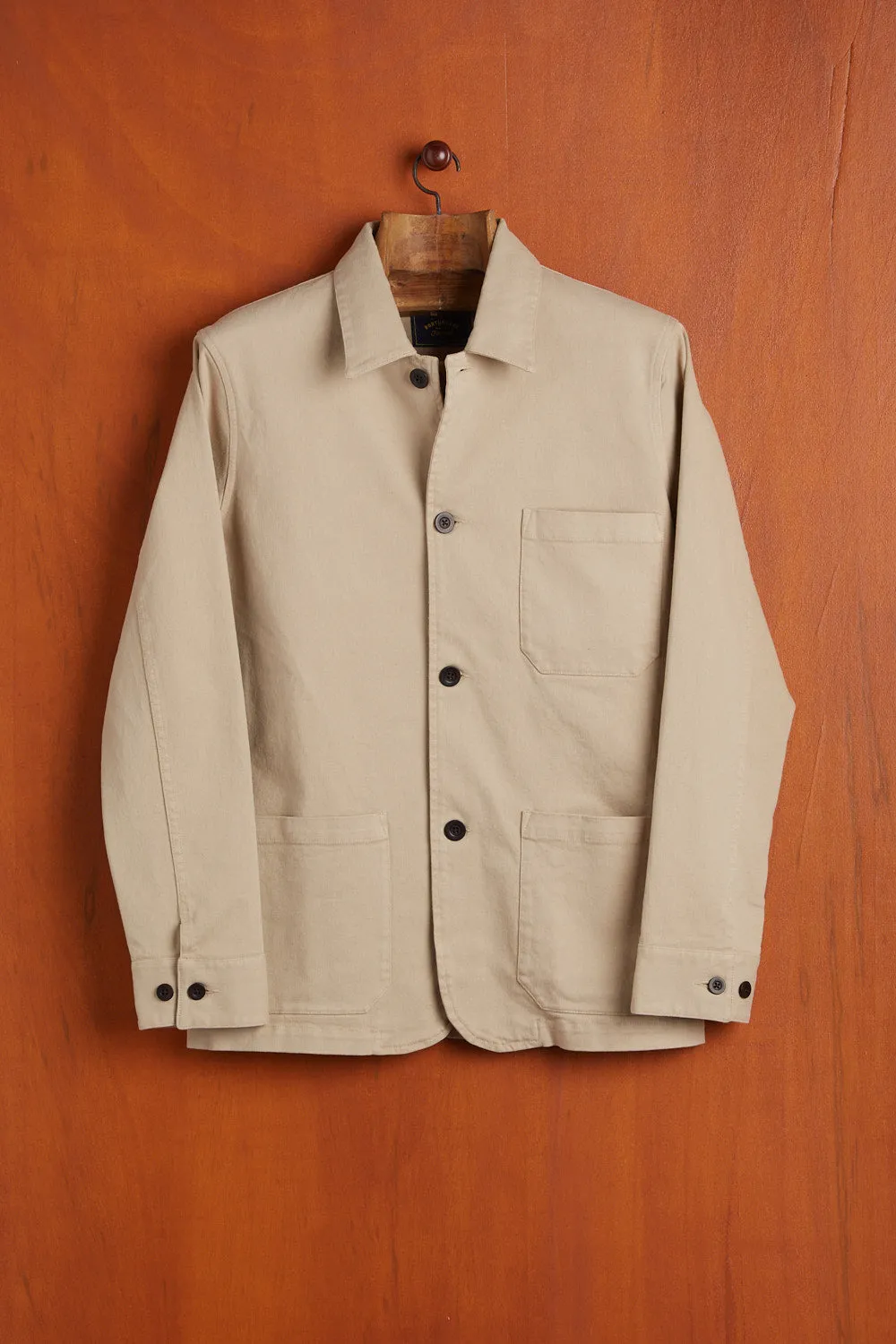 LABURA TWILL JACKET - BEIGE sold by Portuguese Flannel product image thumbnail 3