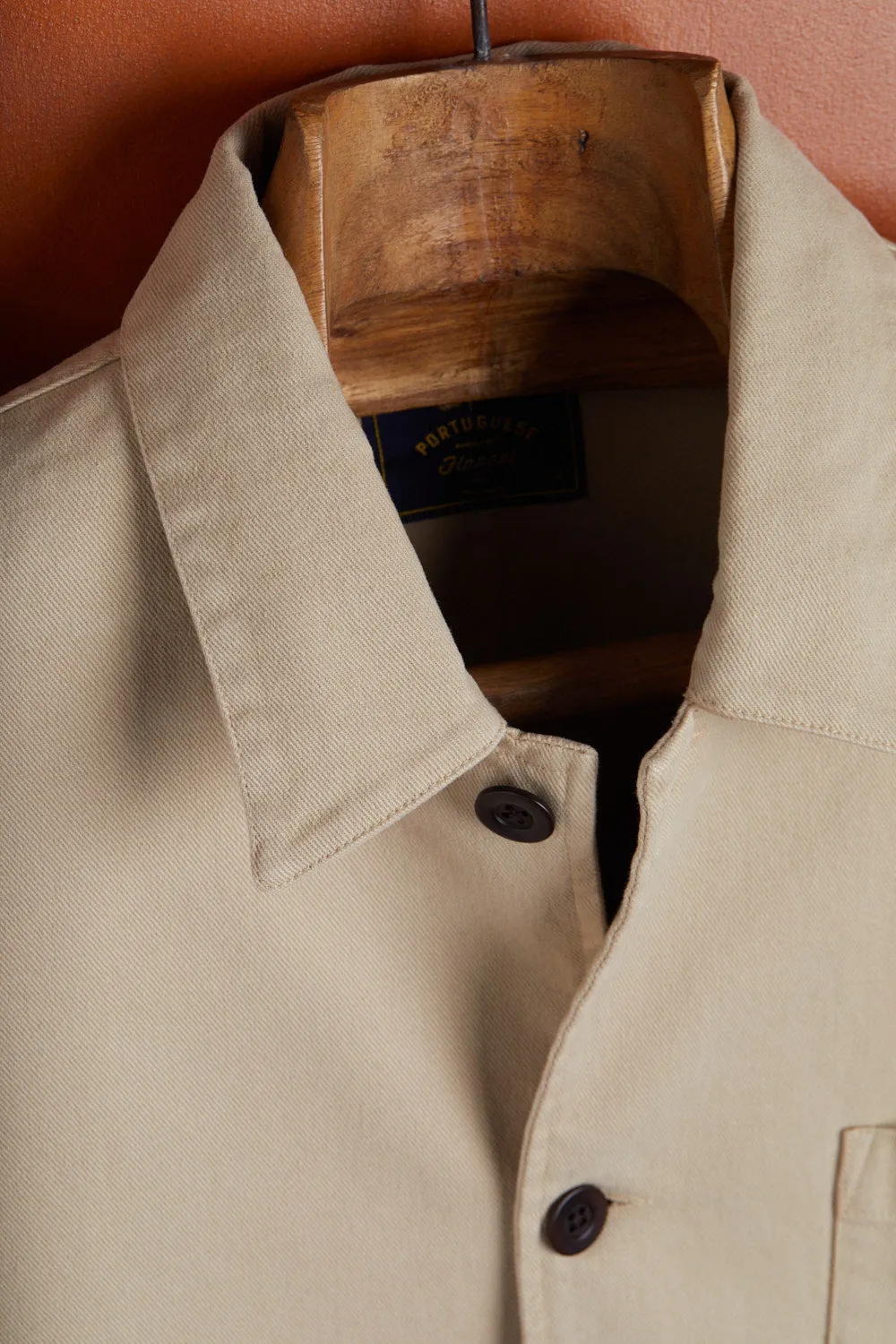 LABURA TWILL JACKET - BEIGE sold by Portuguese Flannel product image thumbnail 4