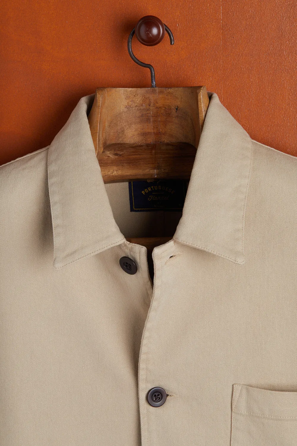 LABURA TWILL JACKET - BEIGE sold by Portuguese Flannel product image thumbnail 5