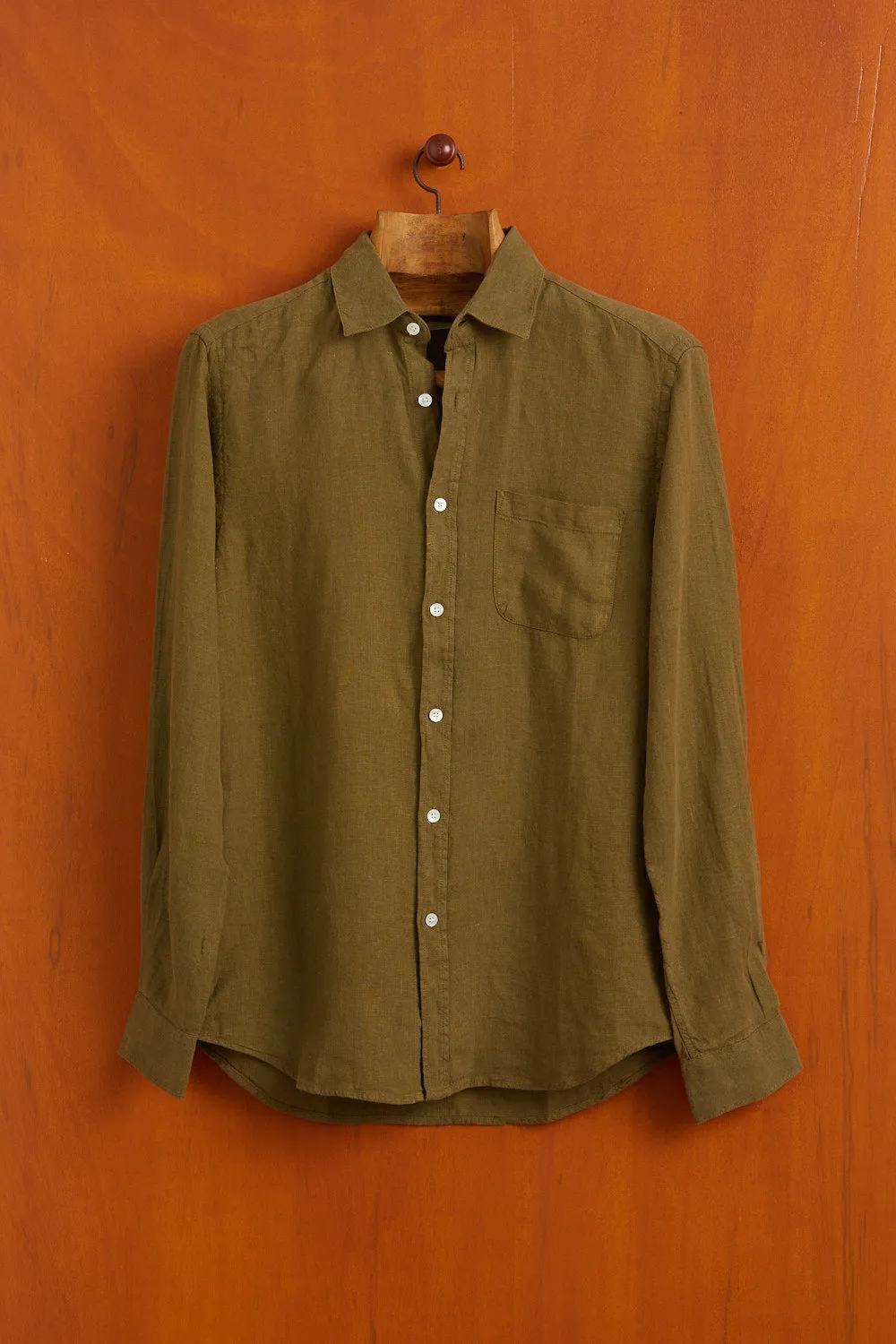 LINEN - OLIVE sold by Portuguese Flannel product image thumbnail 3