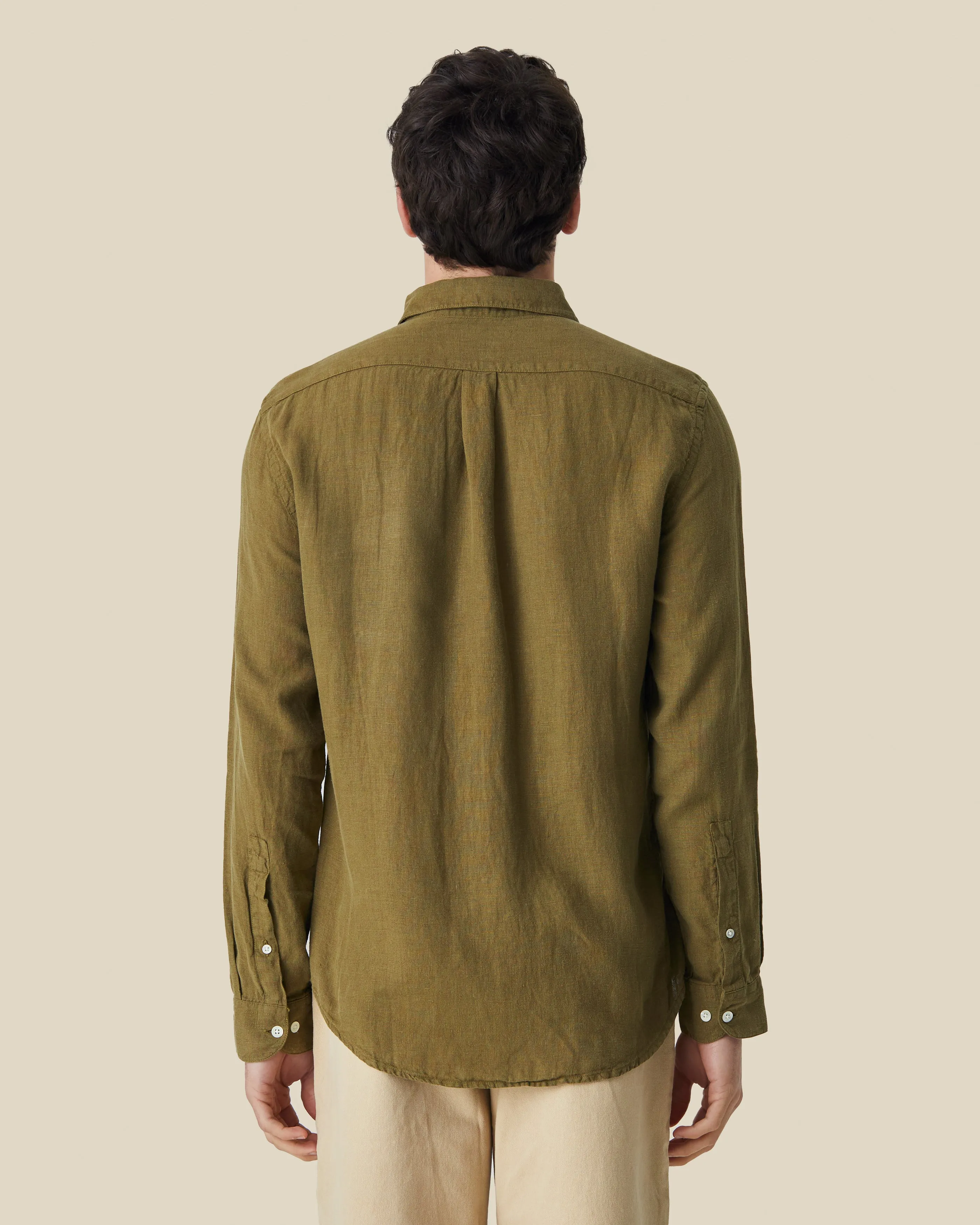 LINEN - OLIVE sold by Portuguese Flannel product image thumbnail 2