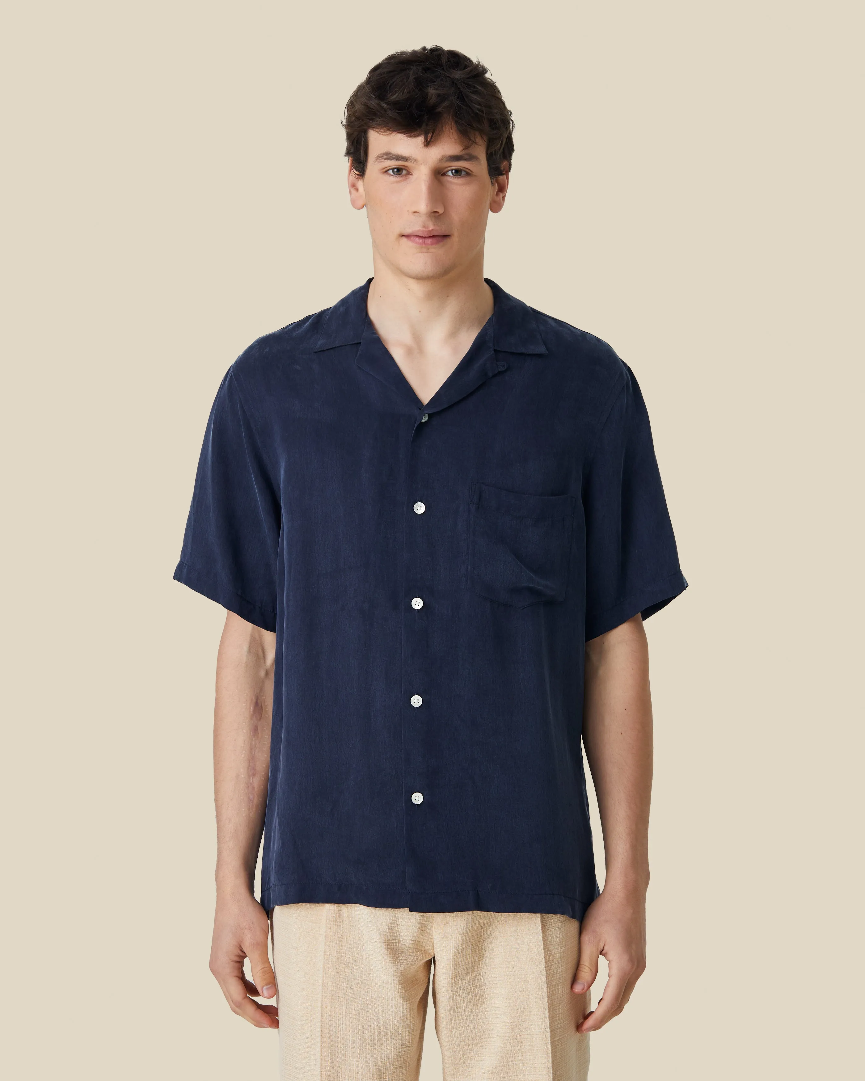 CUPRO - NAVY sold by Portuguese Flannel