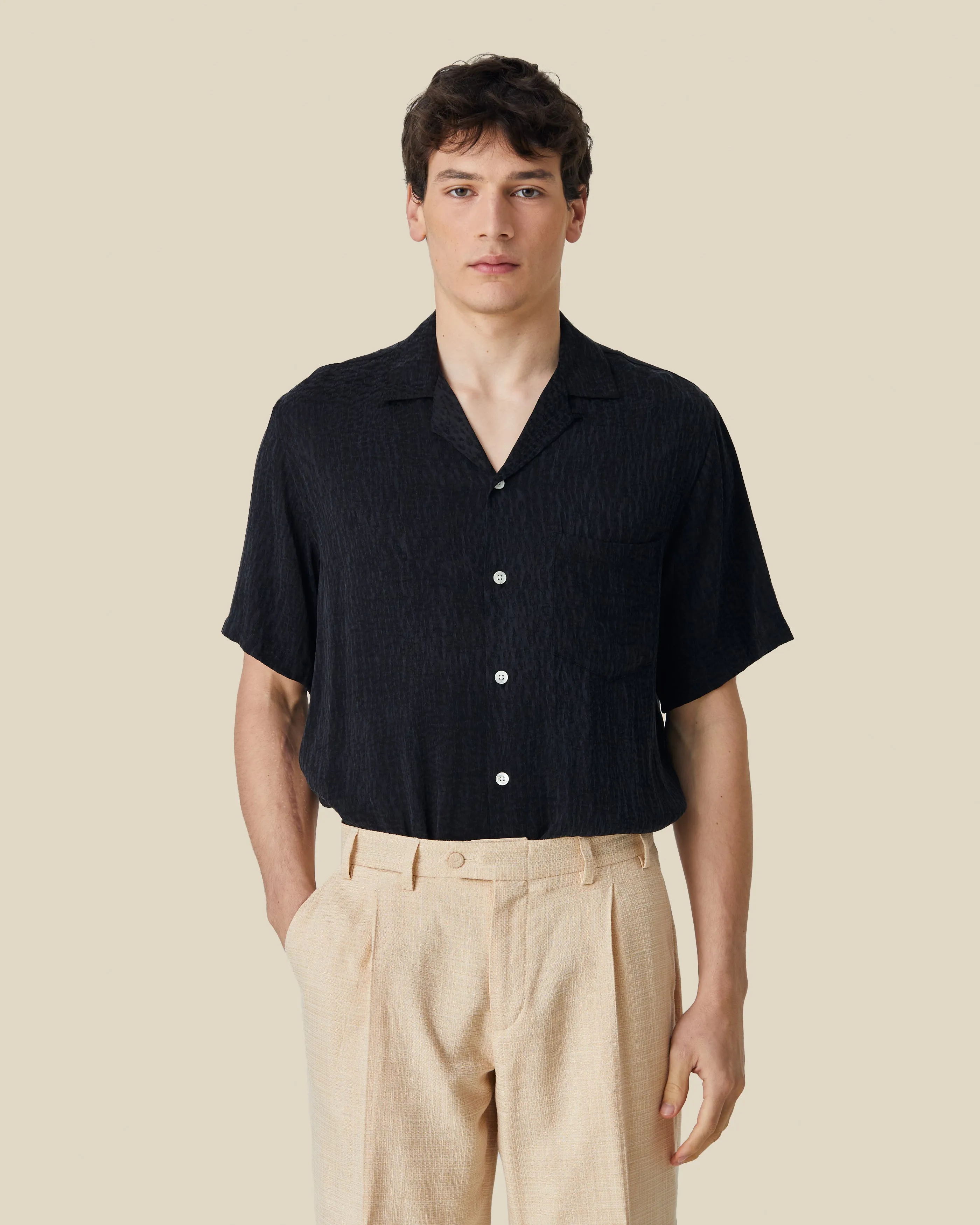 FINGER PRINT - BLACK sold by Portuguese Flannel